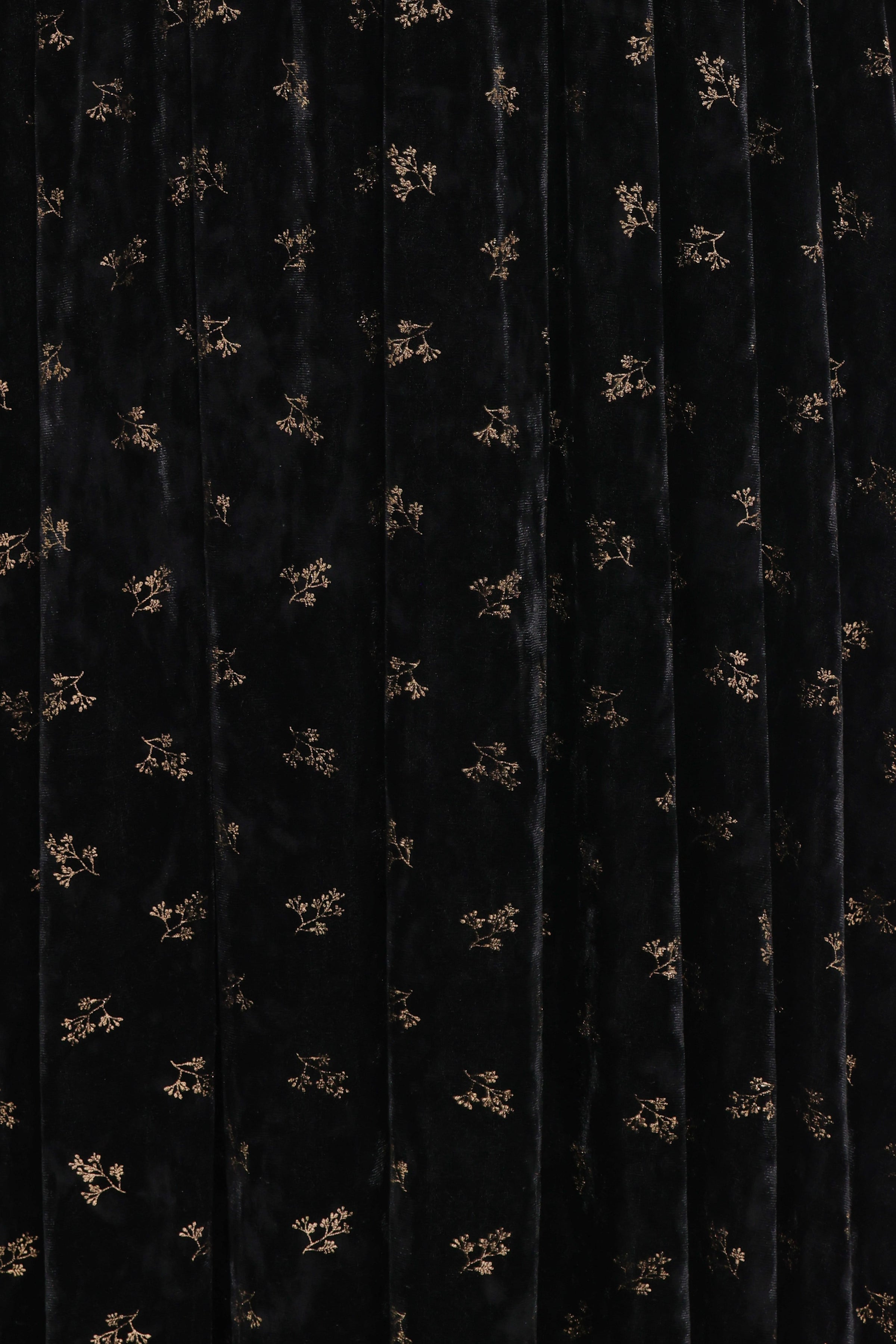 DRESSES Farryn Maxi Dress - Black/Gold Velvet