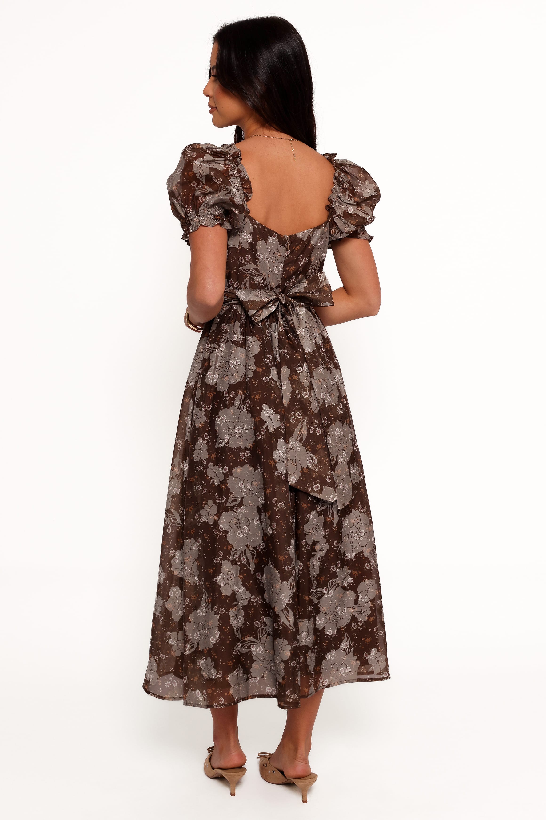 DRESSES Farryn Maxi Dress - Brown/Grey