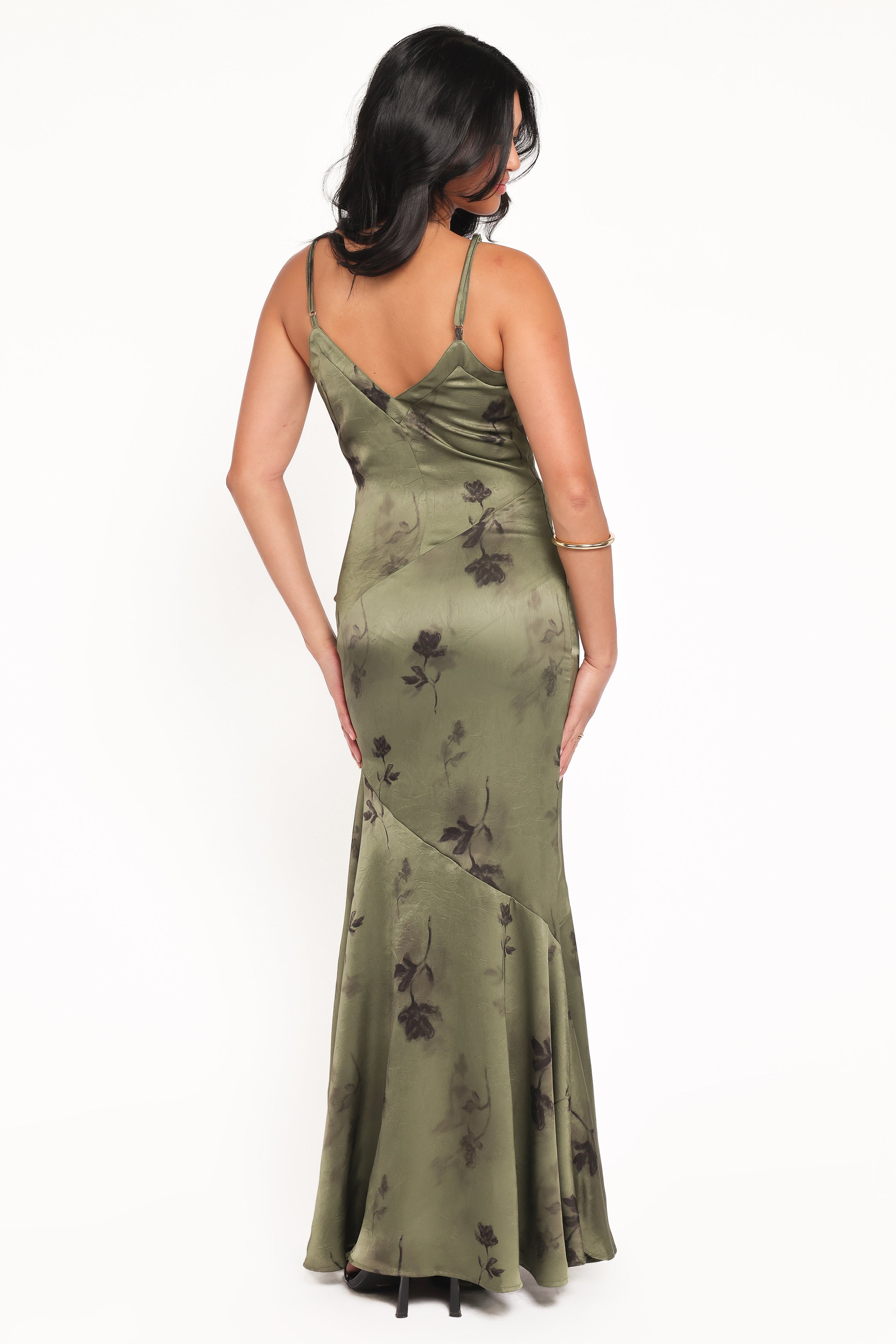 DRESSES Fia Midi Dress - Green Floral