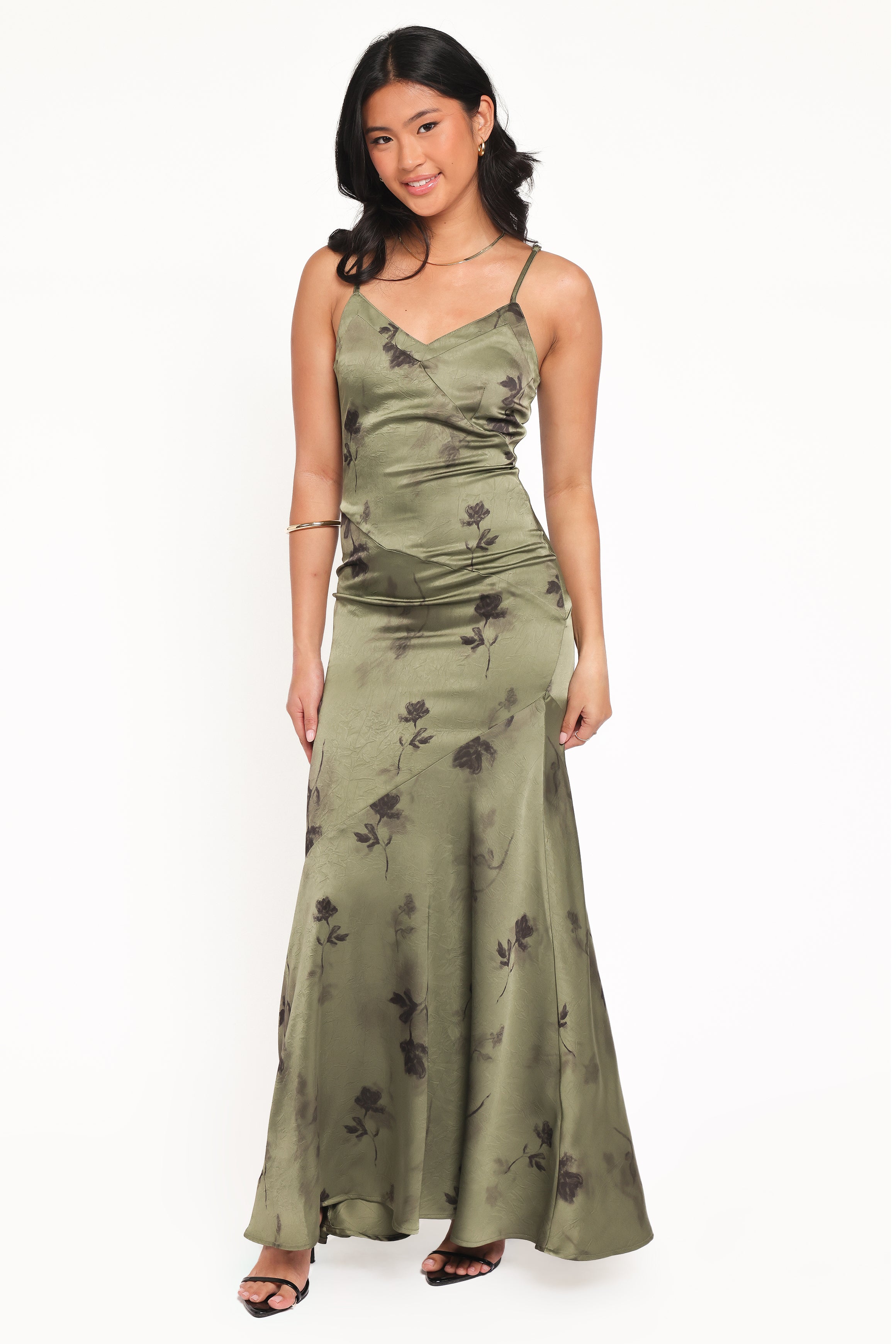 DRESSES Fia Midi Dress - Green Floral