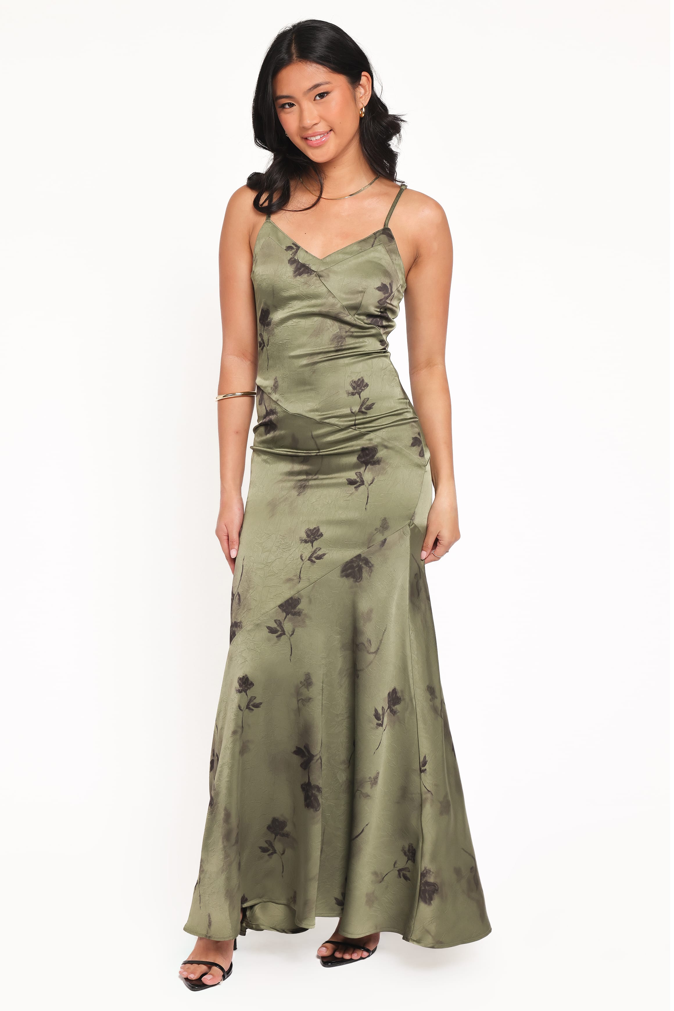 DRESSES Fia Midi Dress - Green Floral