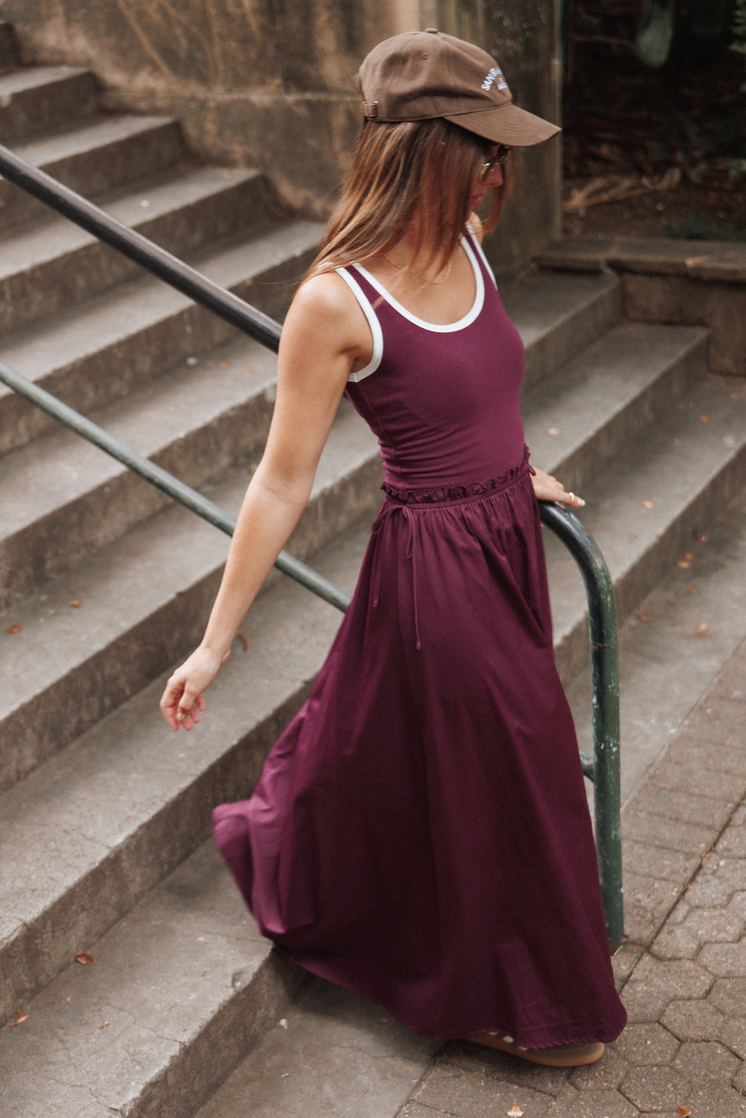 DRESSES Finesse Maxi Dress - Burgundy