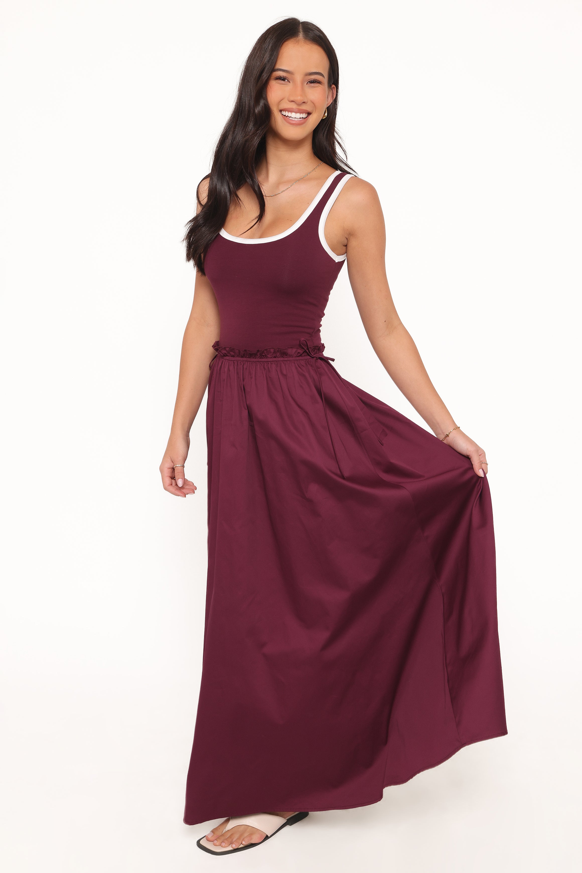 DRESSES Finesse Maxi Dress - Burgundy