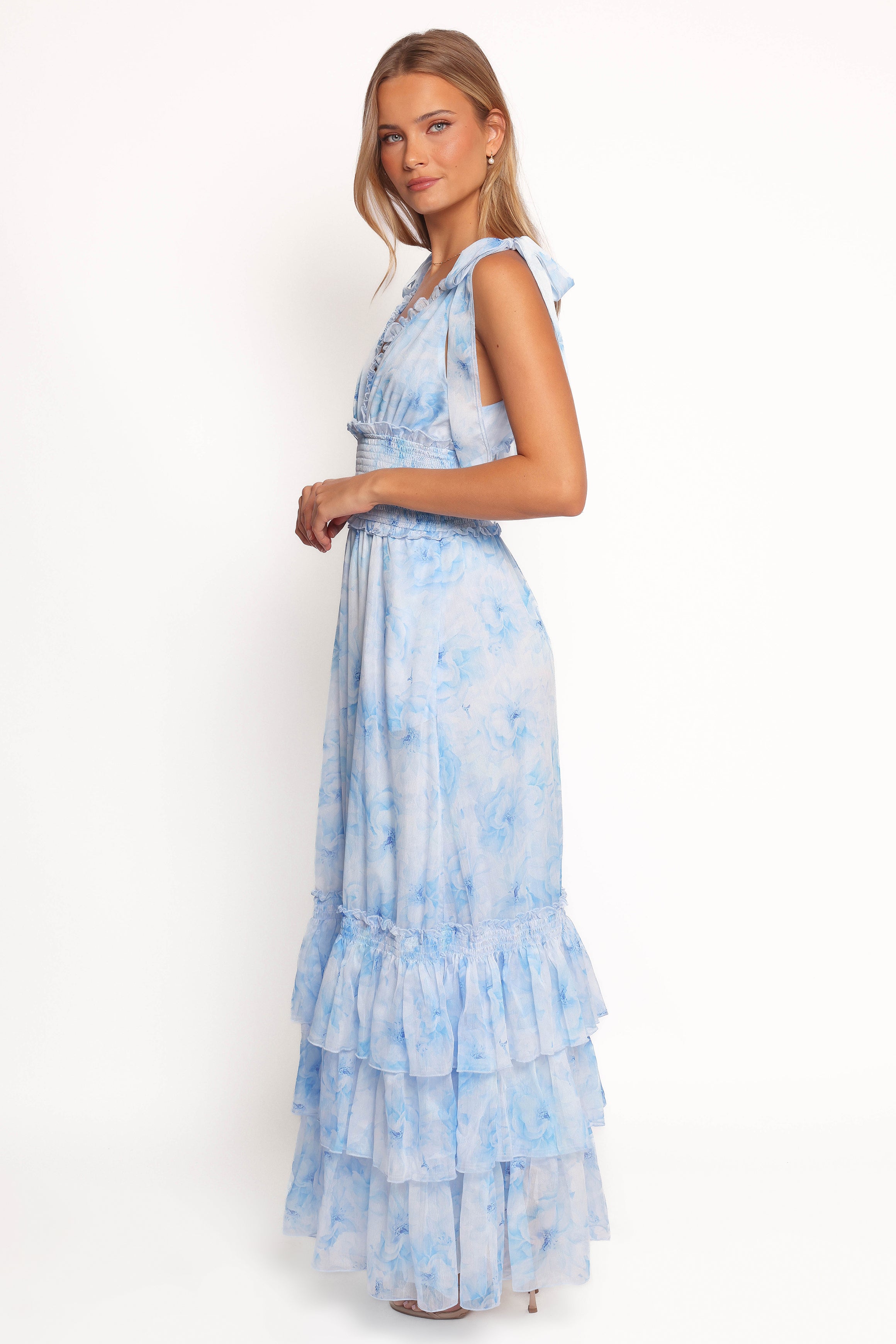 DRESSES Fionna Maxi Dress - Blue Floral