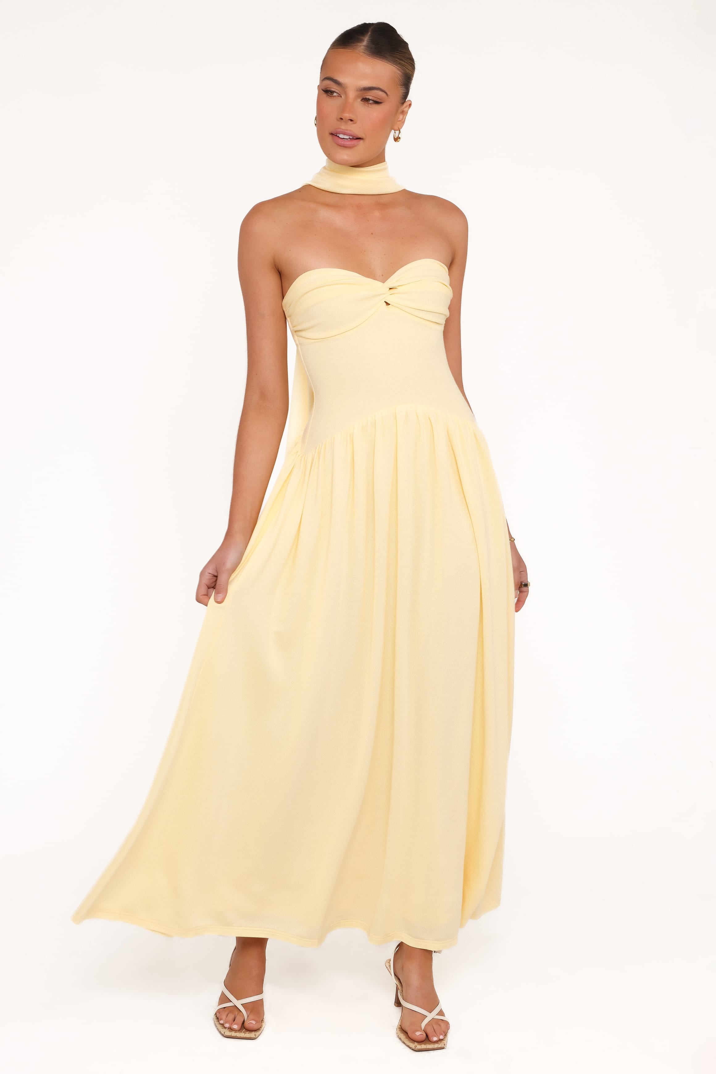 DRESSES Flaxton Midi Dress - Butter Yellow