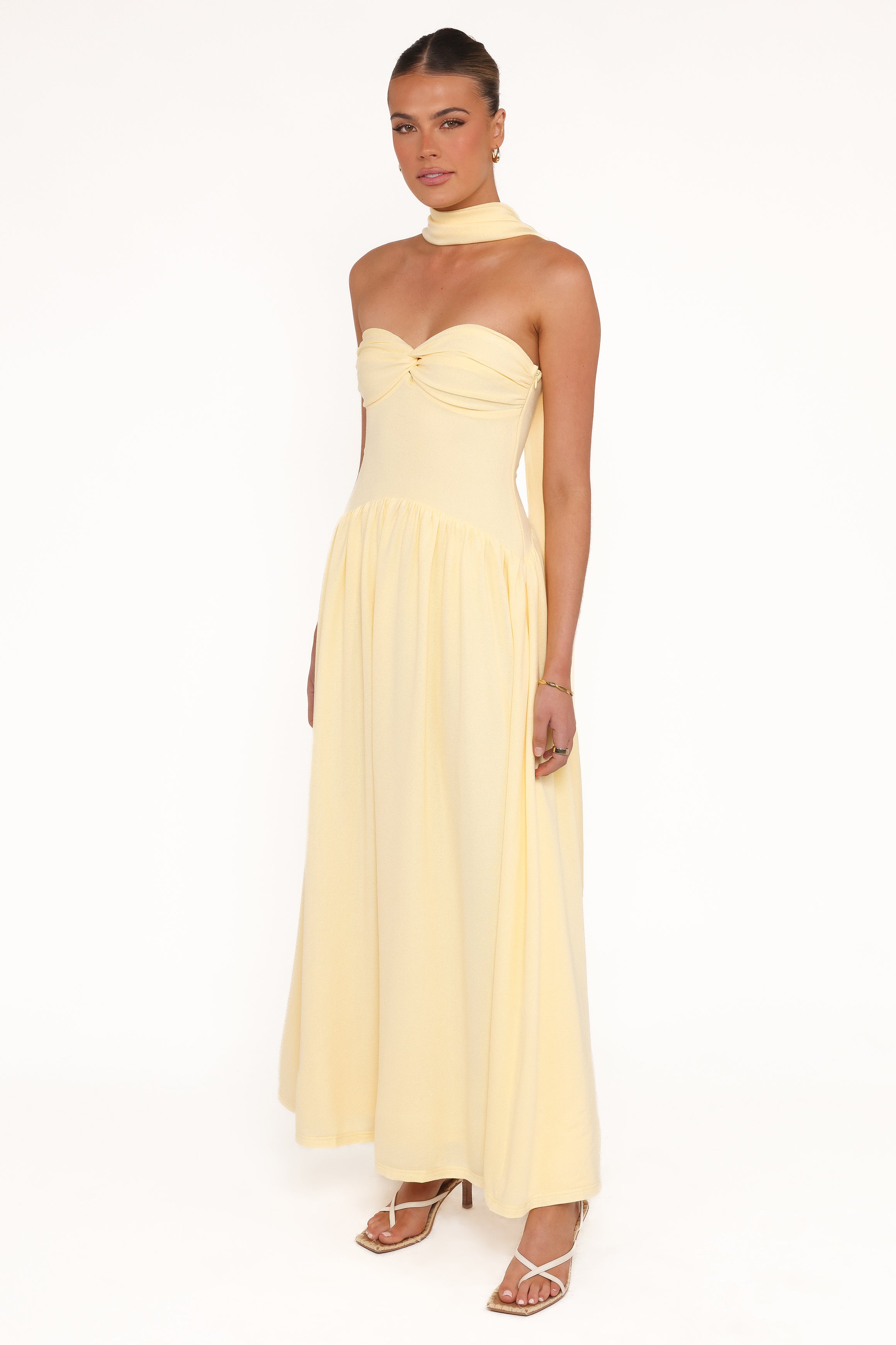 DRESSES Flaxton Midi Dress - Butter Yellow