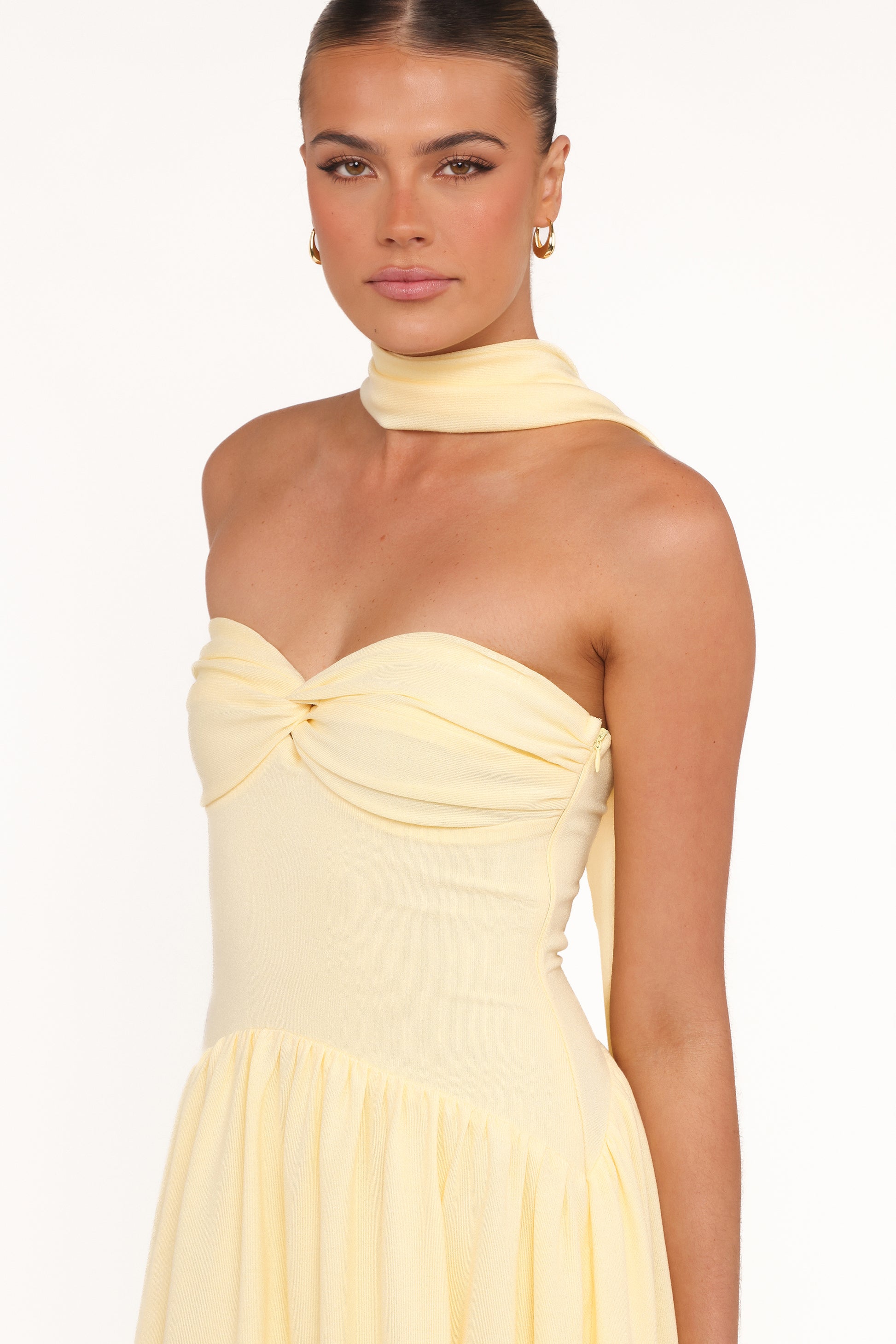 DRESSES Flaxton Midi Dress - Butter Yellow