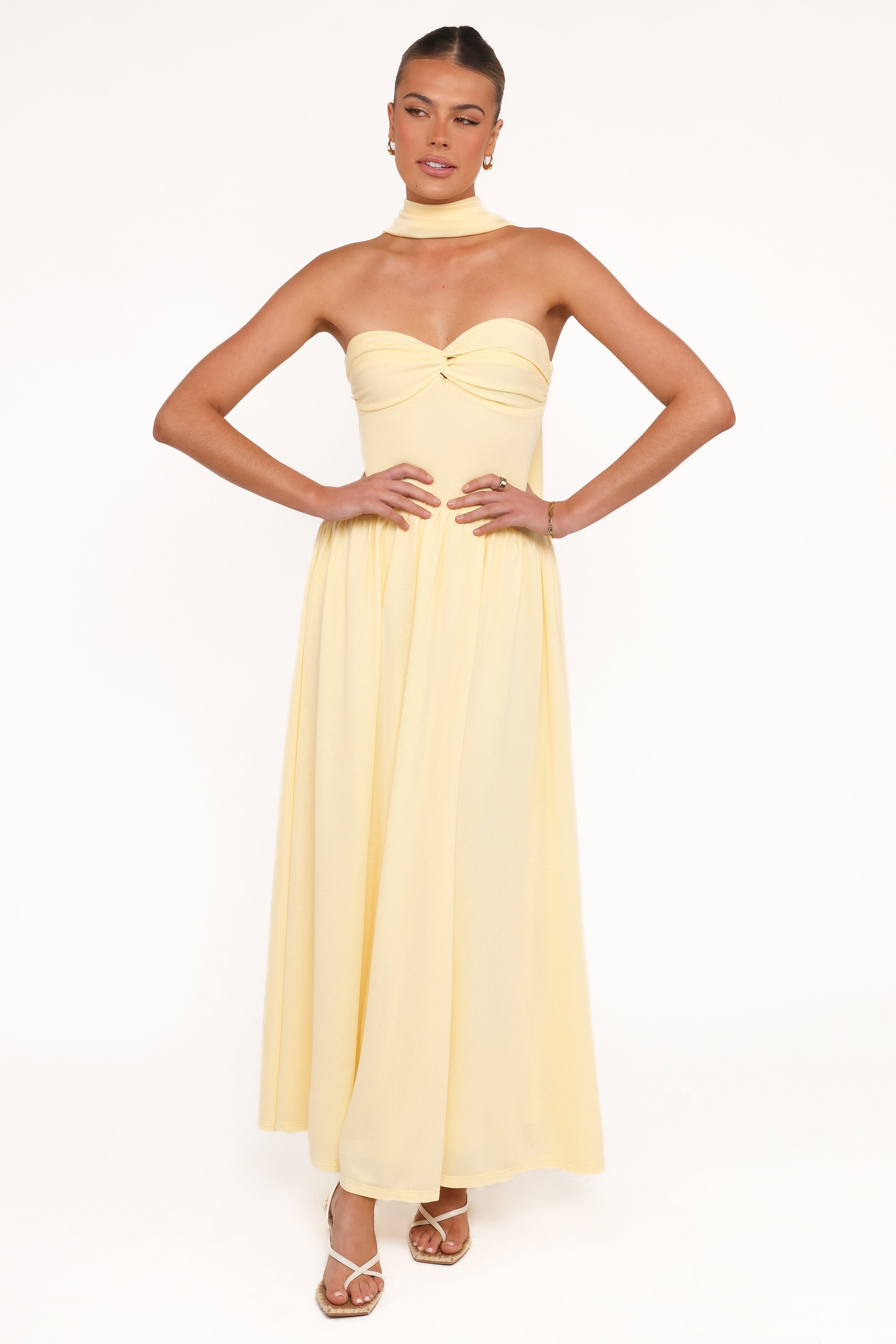 DRESSES Flaxton Midi Dress - Butter Yellow