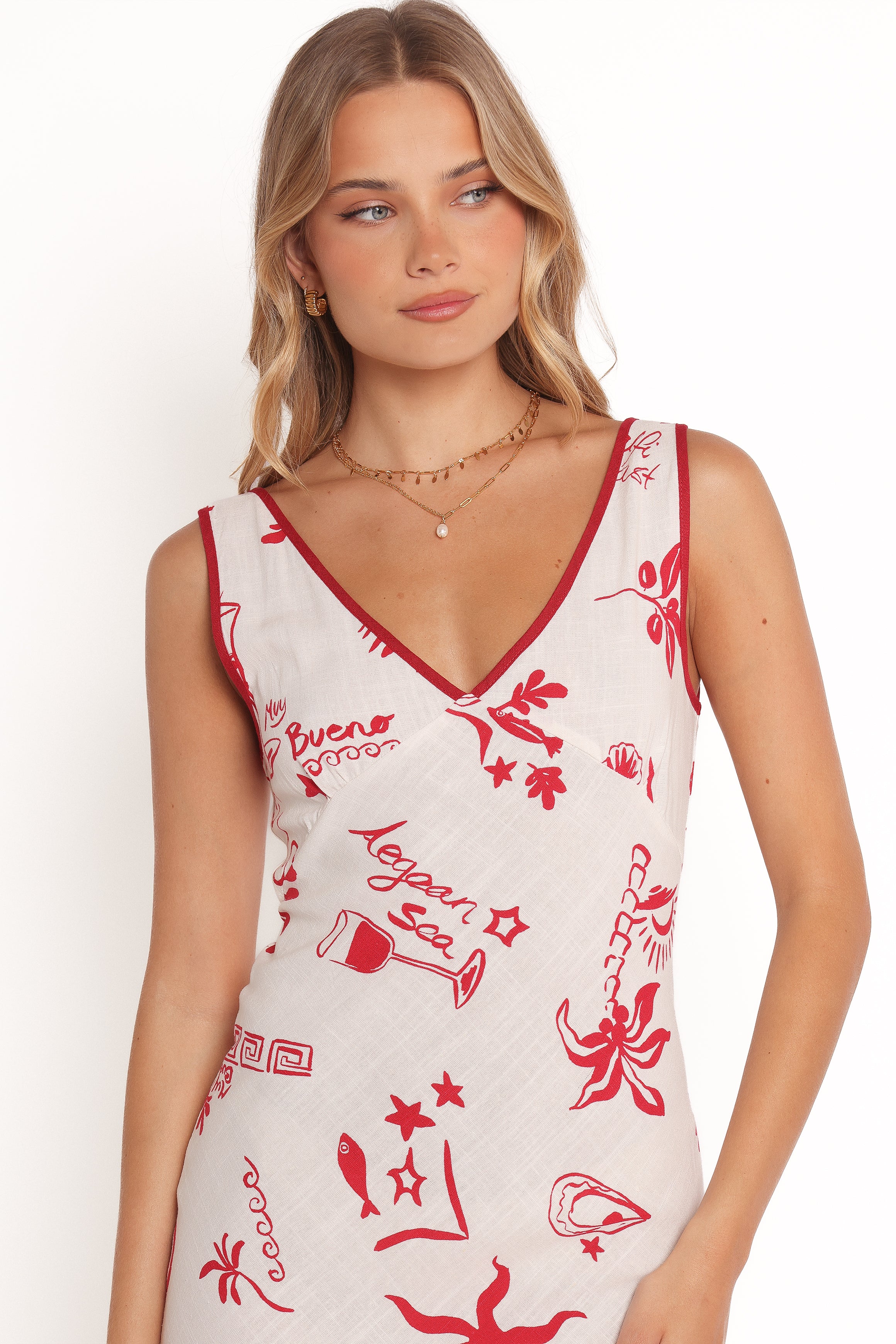 DRESSES Fleur Mini Dress - Red