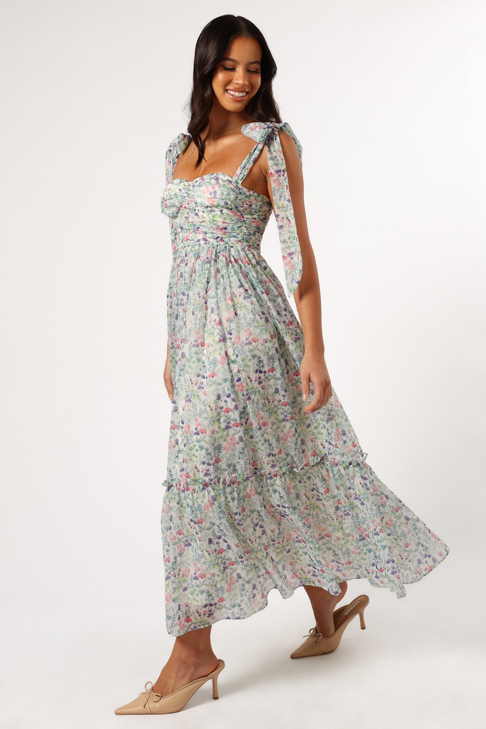 Floret Midi Dress - Multi - View 3 | Shop Formal Dress