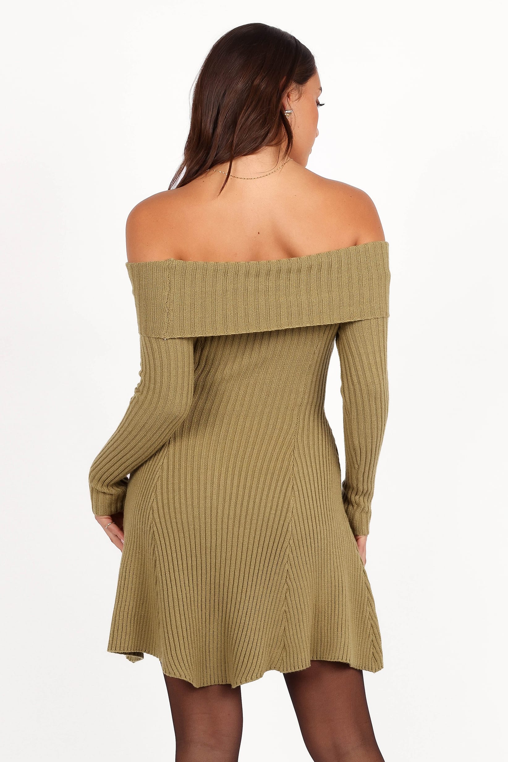 DRESSES Francisco Long Sleeve Mini Dress - Olive