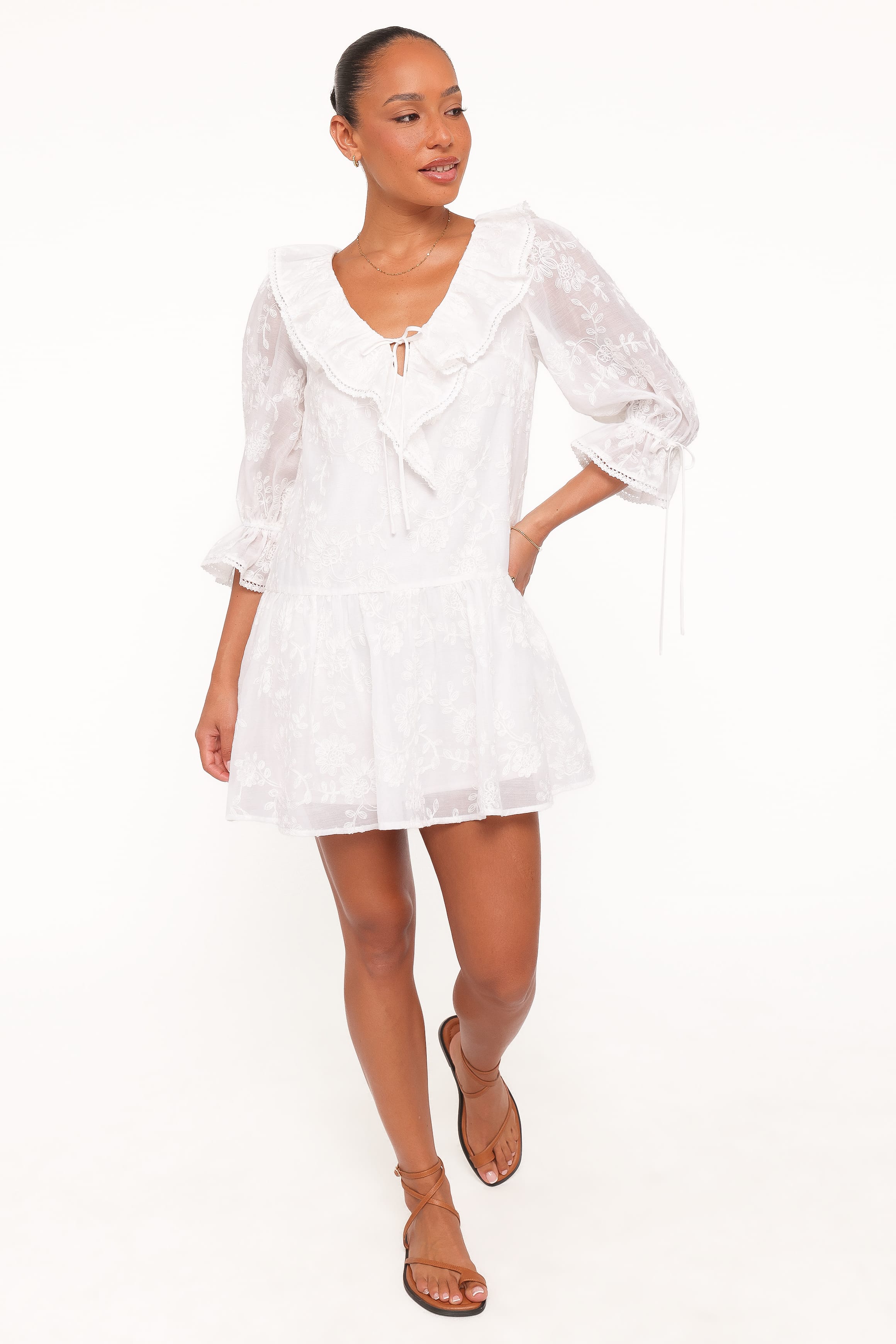 DRESSES Frenchy Mini Dress - White