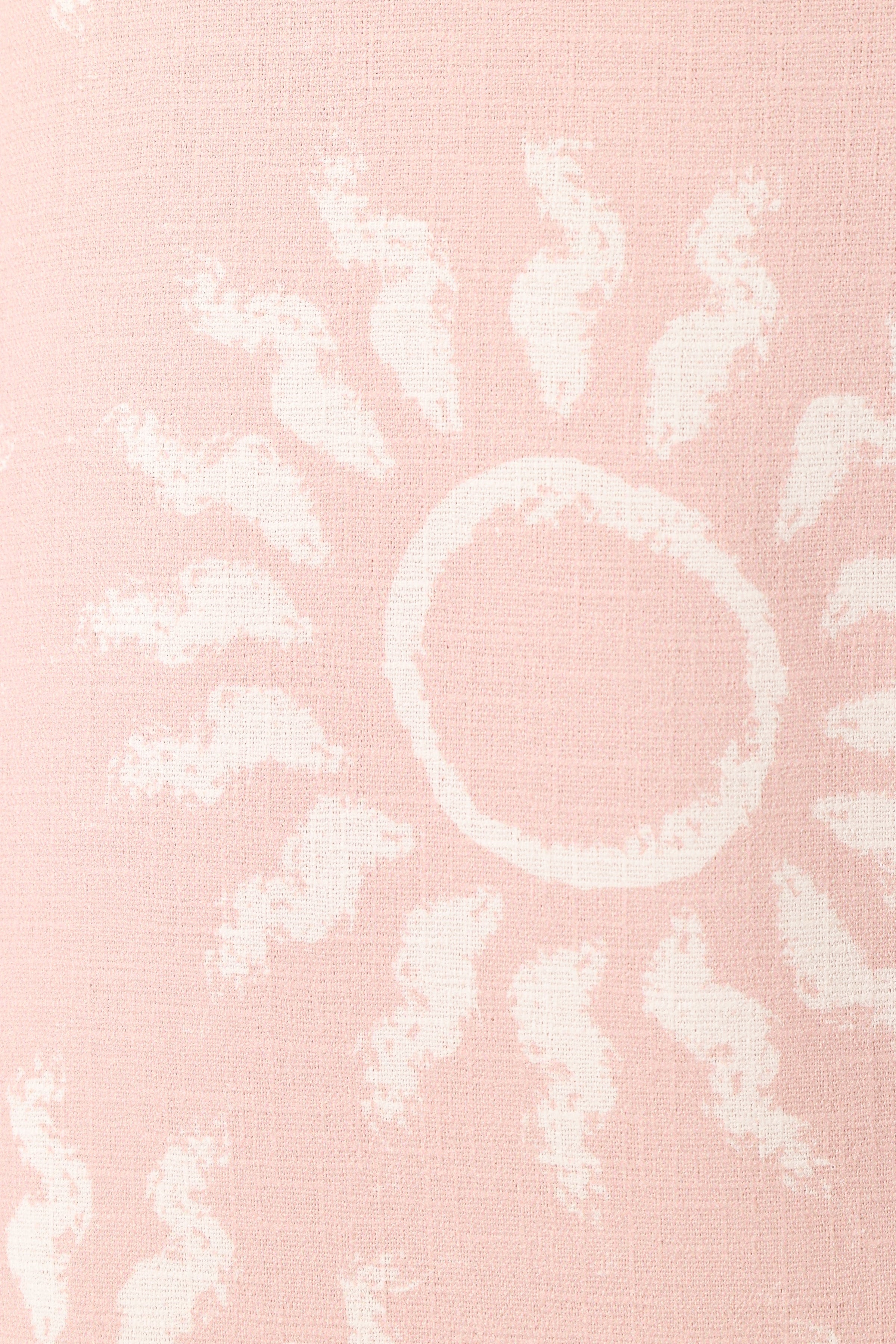 DRESSES @Gabe Wrap Mini Dress - Pink Print