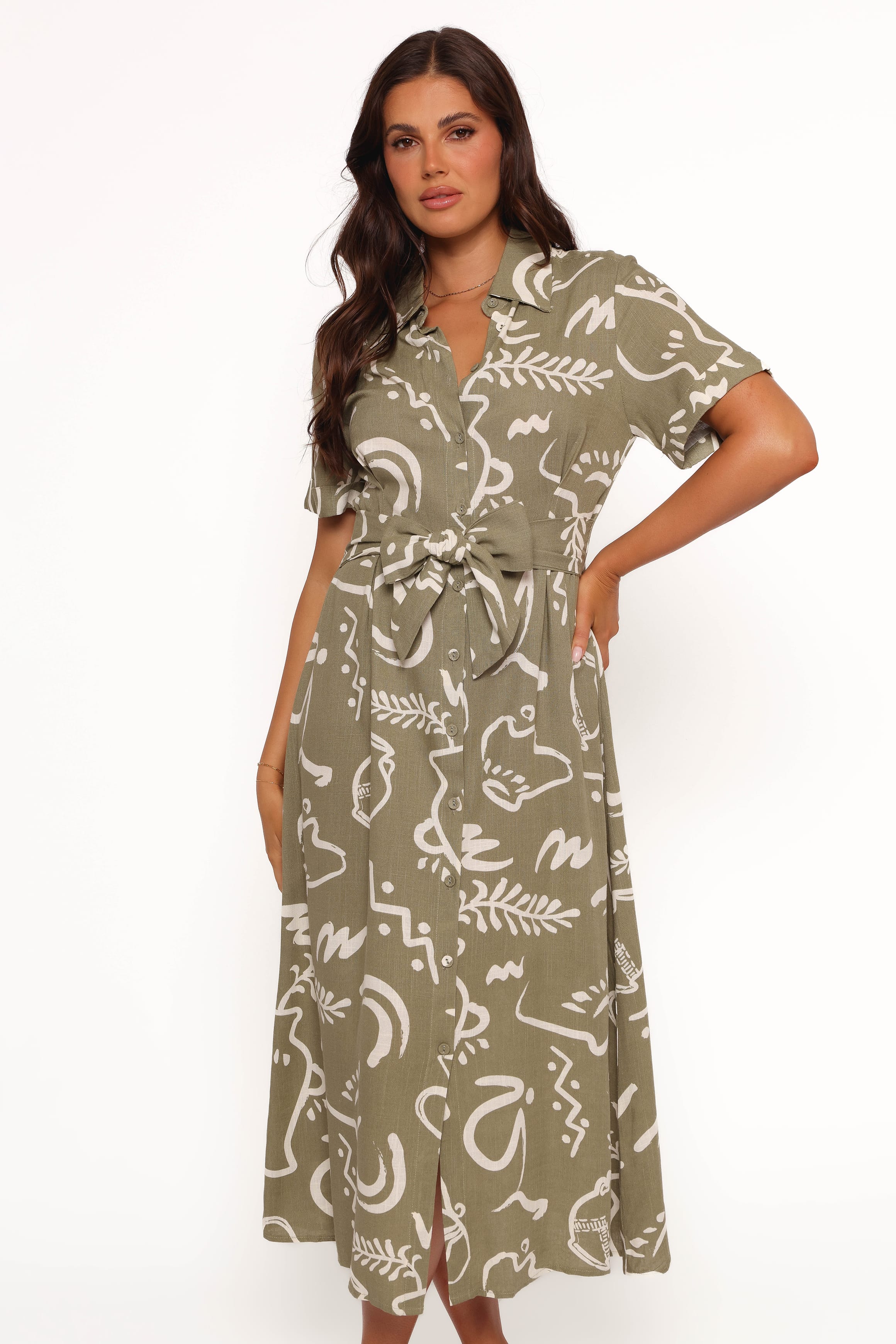 DRESSES Gail Midi Dress - Sage