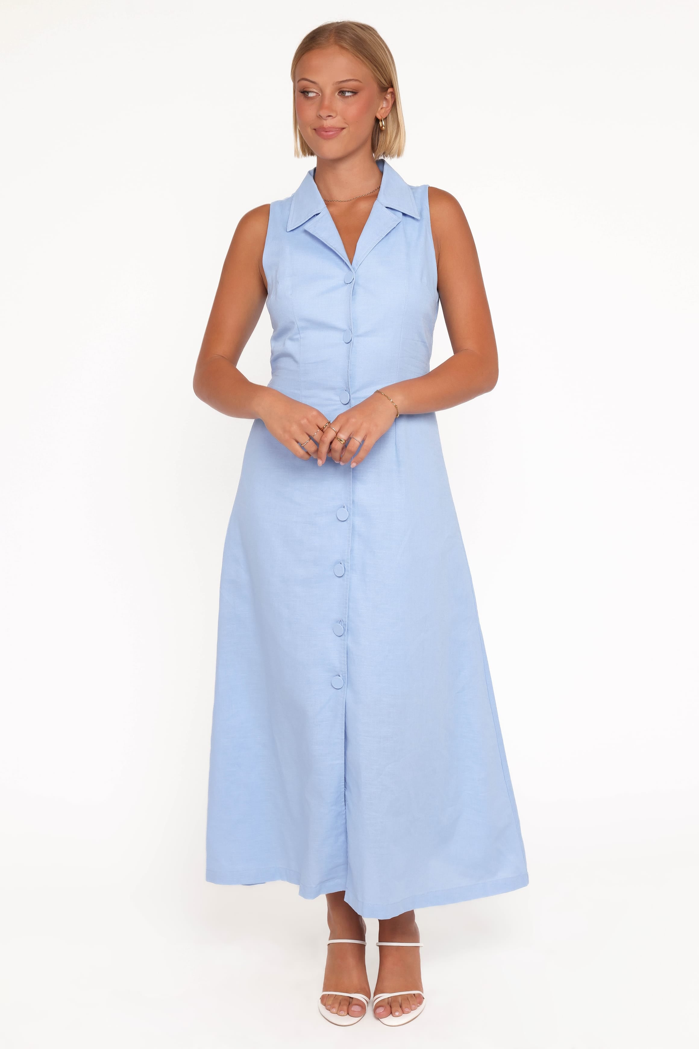 DRESSES Galia Midi Dress - Blue