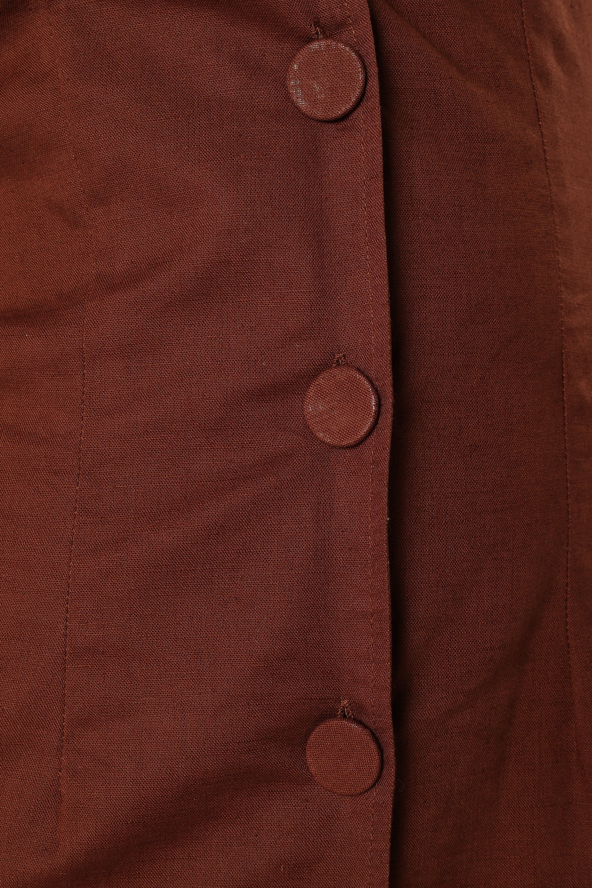 DRESSES @Galia Midi Dress - Chocolate