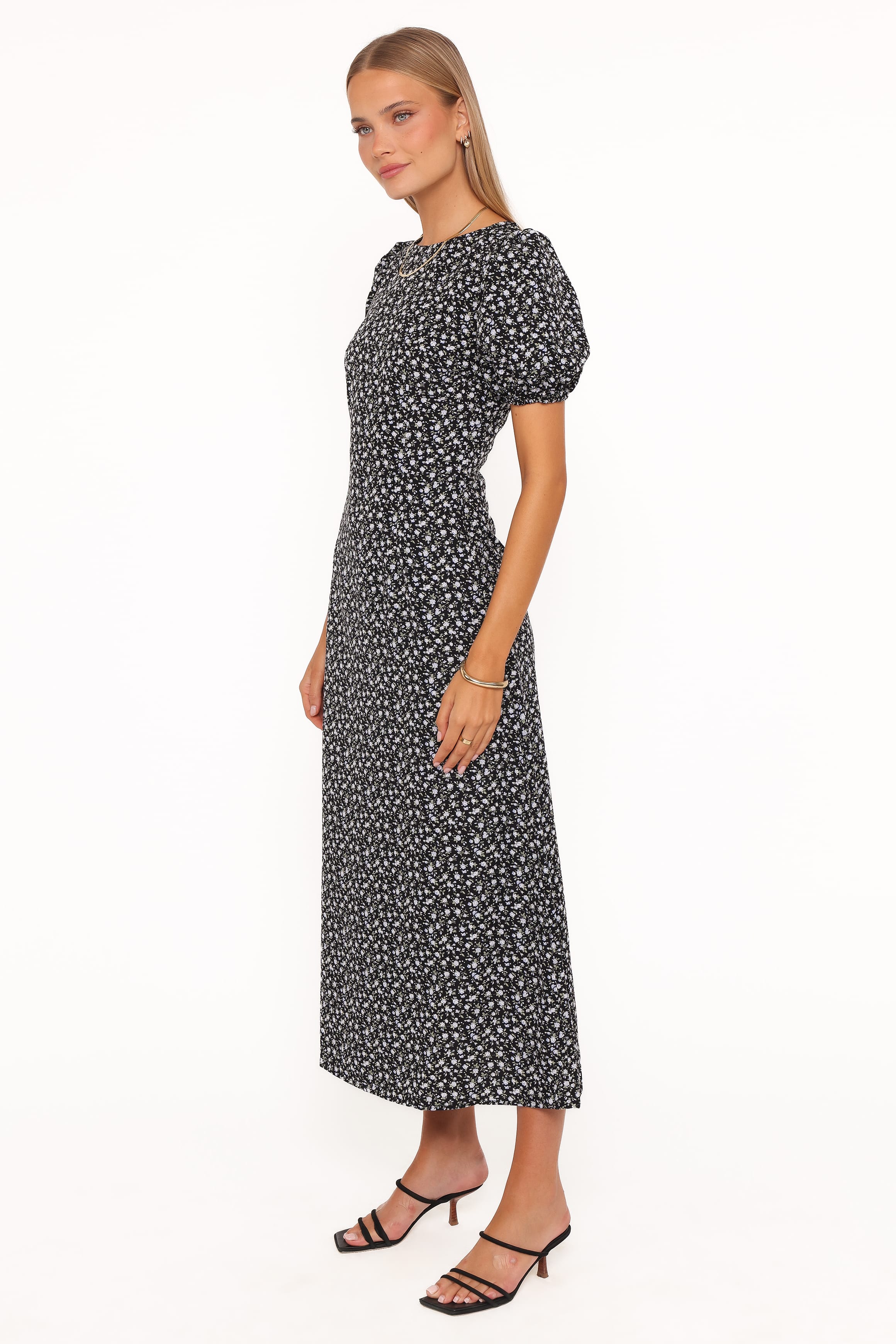 DRESSES Gemima Maxi Dress - Black Ditsy Floral