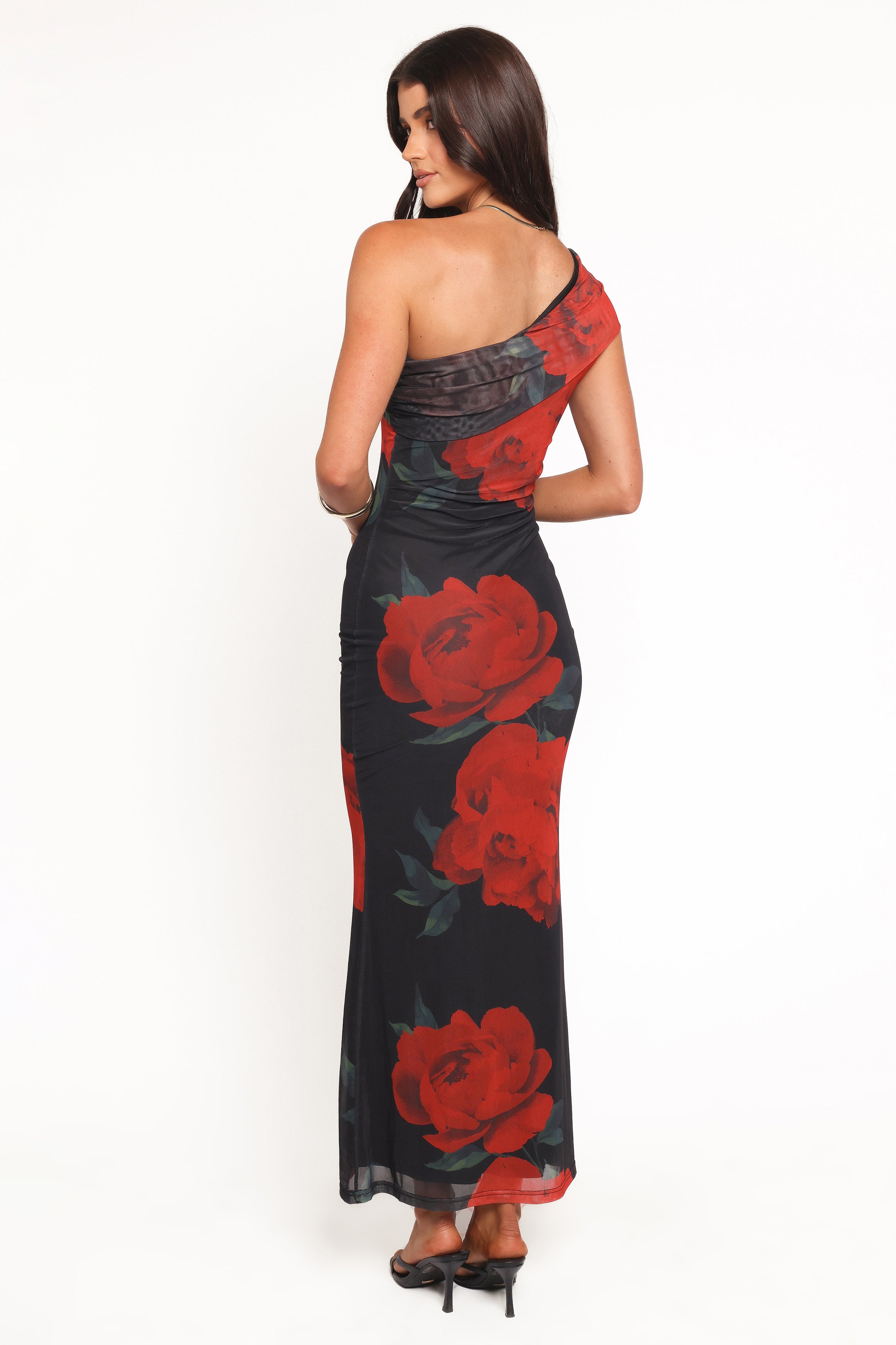 DRESSES Gerri Off Shoulder Maxi Dress - Black Floral