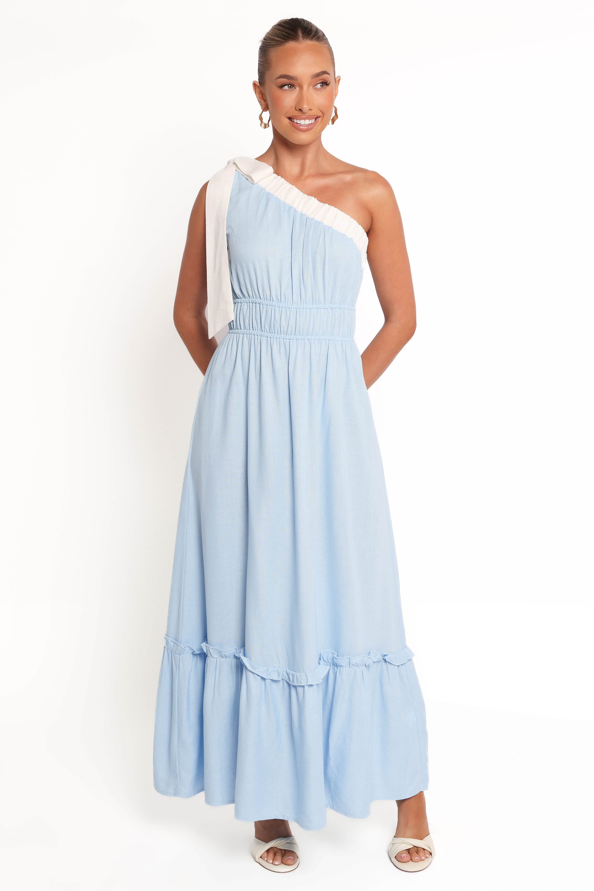 DRESSES Gilda Maxi Dress - Blue/White