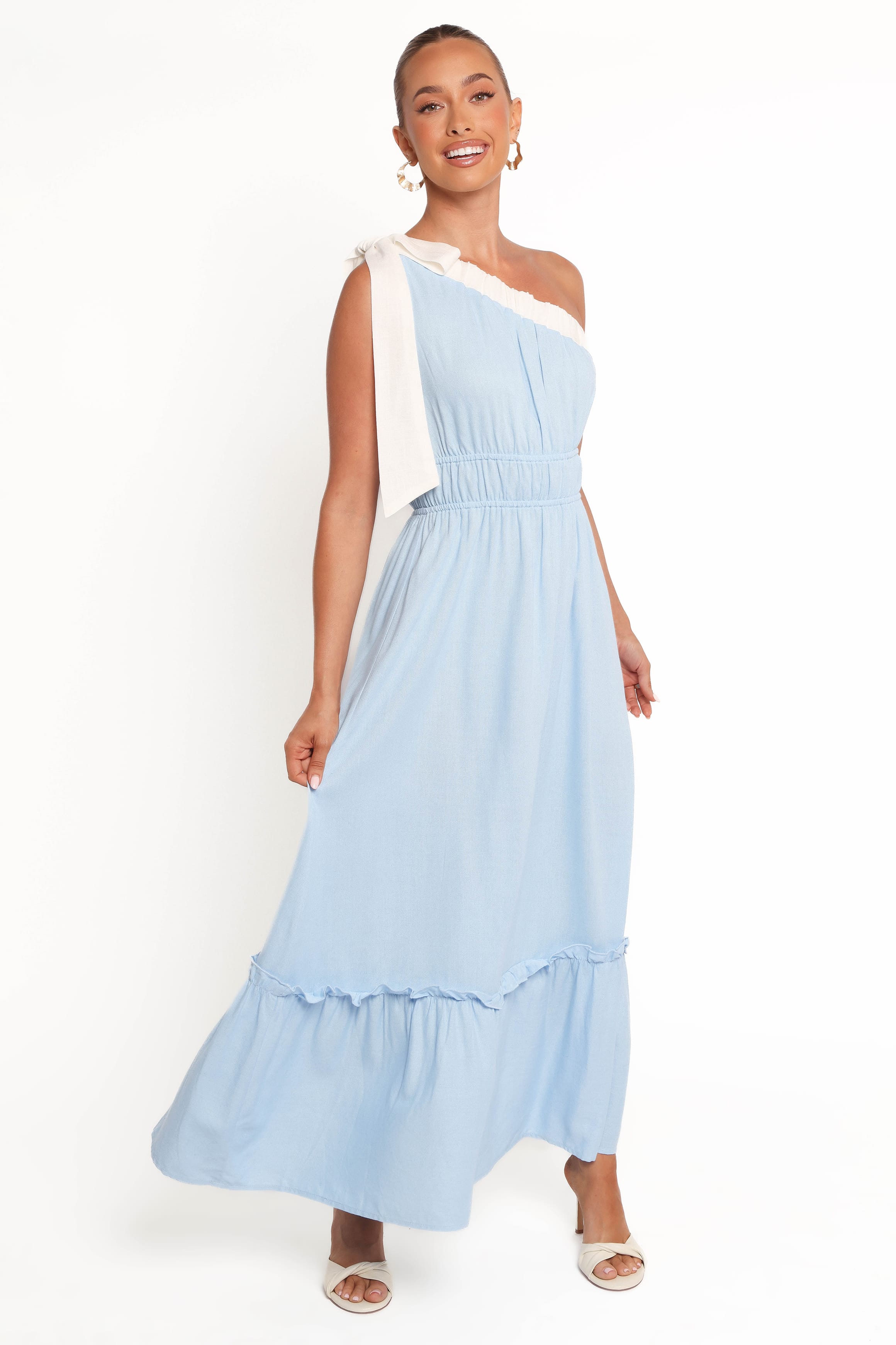 DRESSES Gilda Maxi Dress - Blue/White