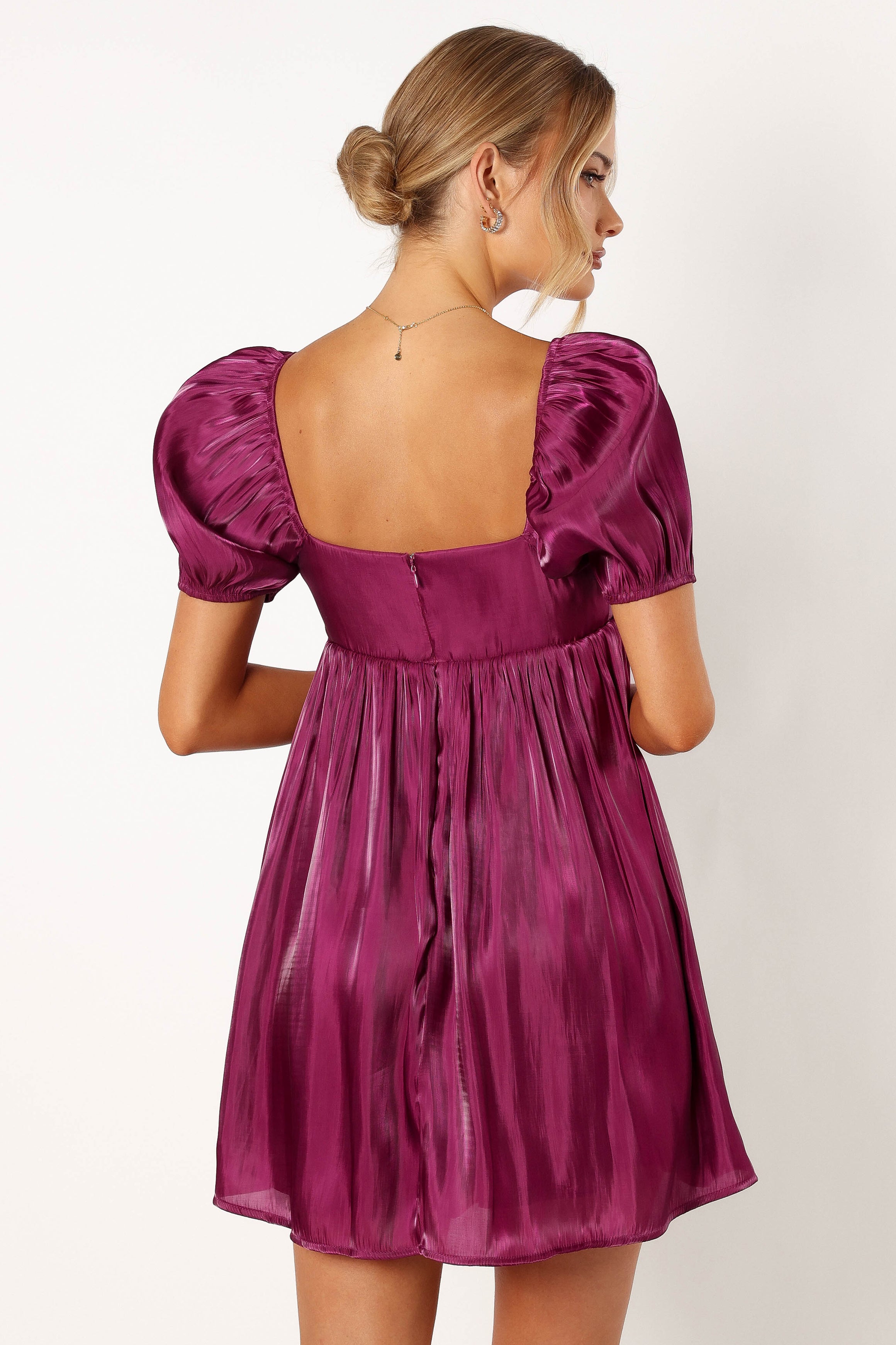 DRESSES @Ginger Mini Dress - Plum