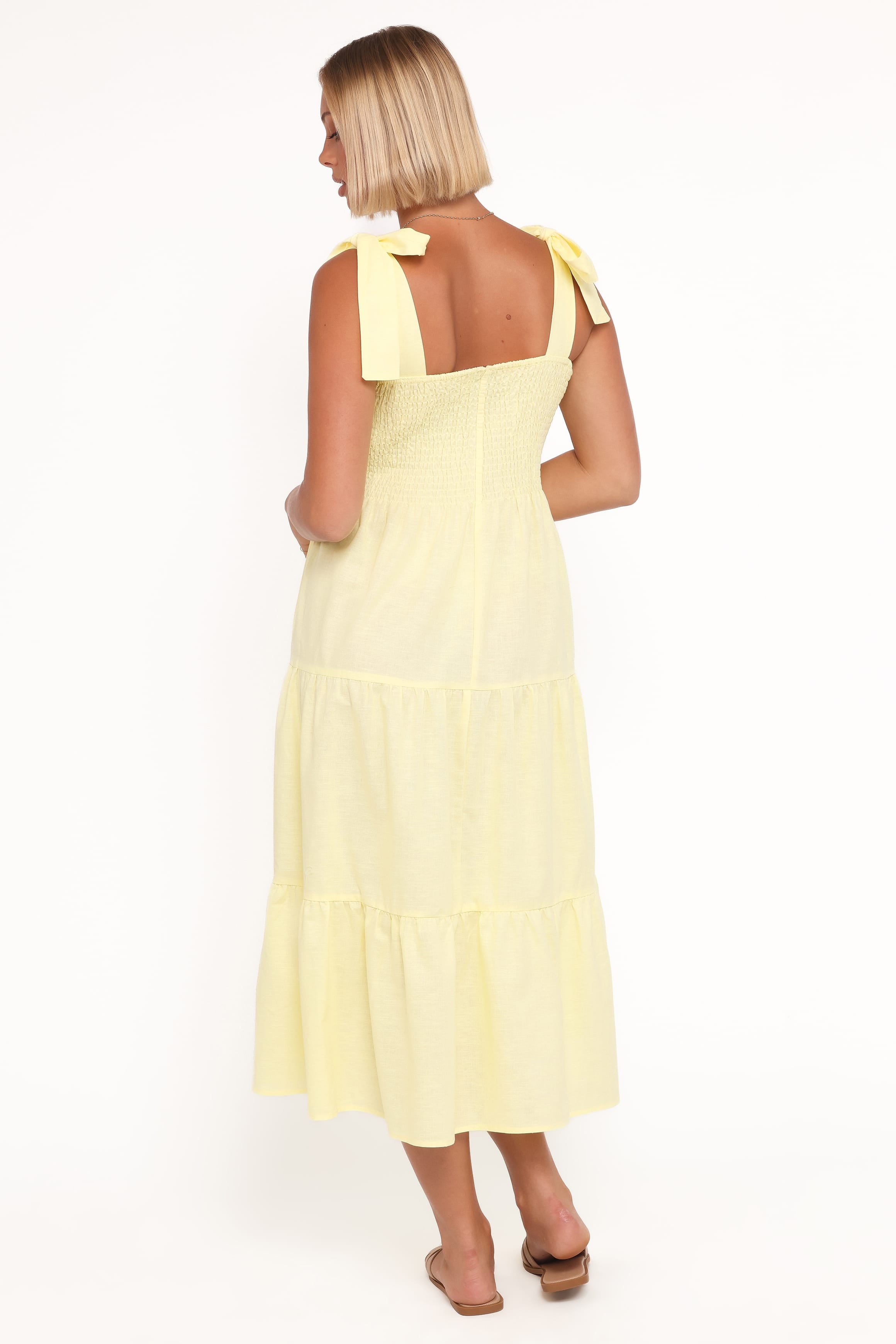 DRESSES Giorgi Midi Dress - Butter Yellow