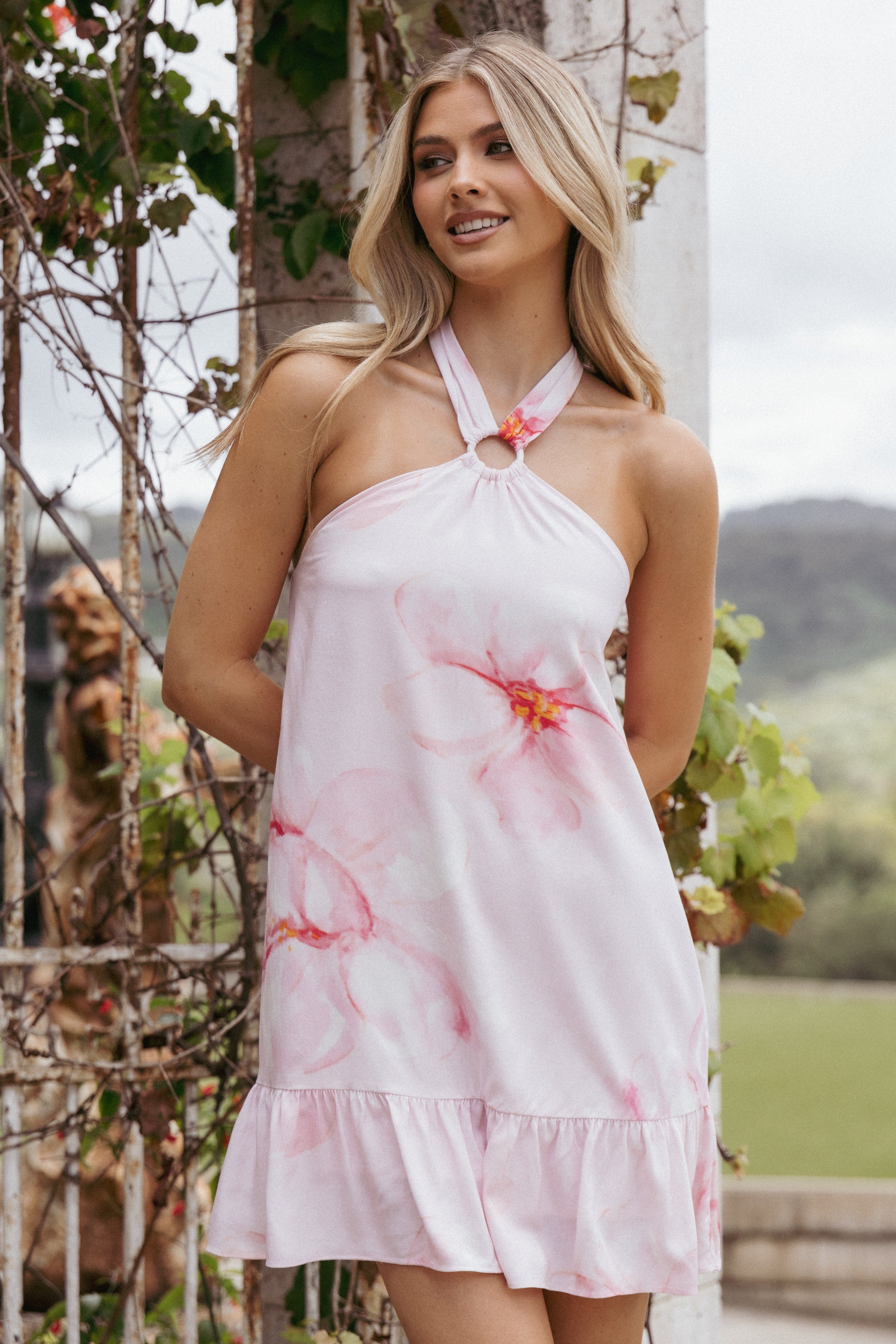 DRESSES Giorgia Mini Dress - Pink Floral