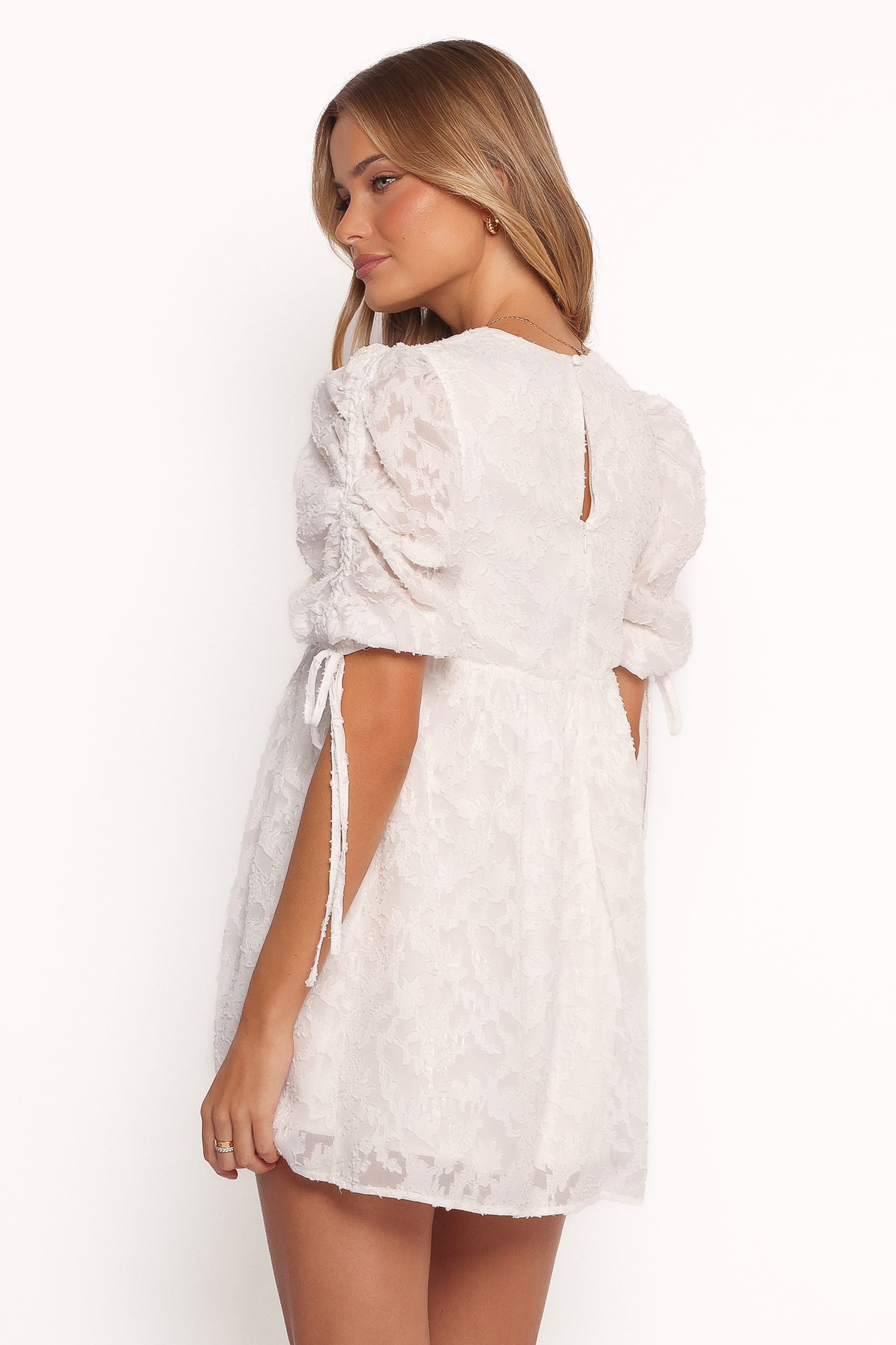 DRESSES Giselle Mini Dress - White Floral