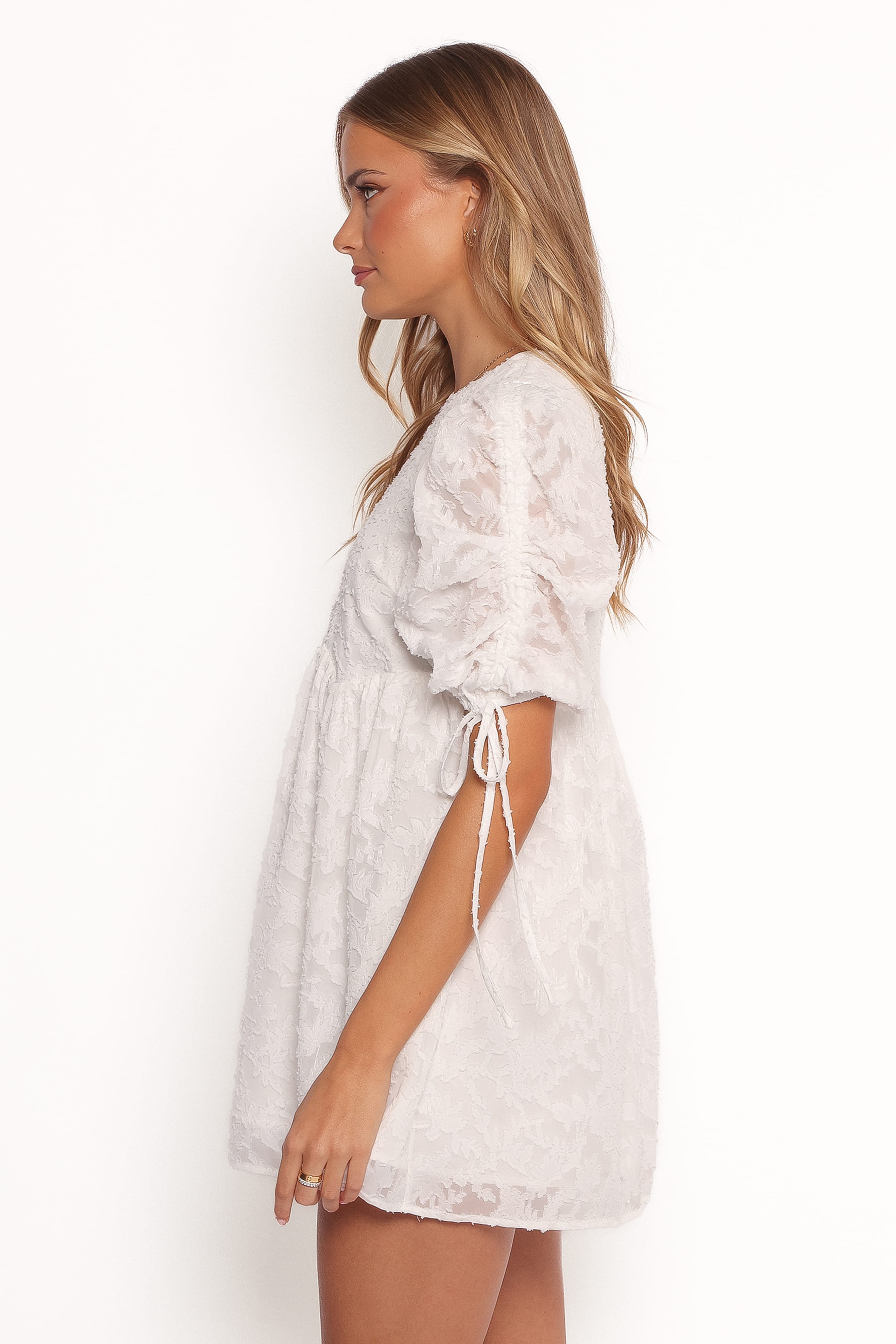 DRESSES Giselle Mini Dress - White Floral