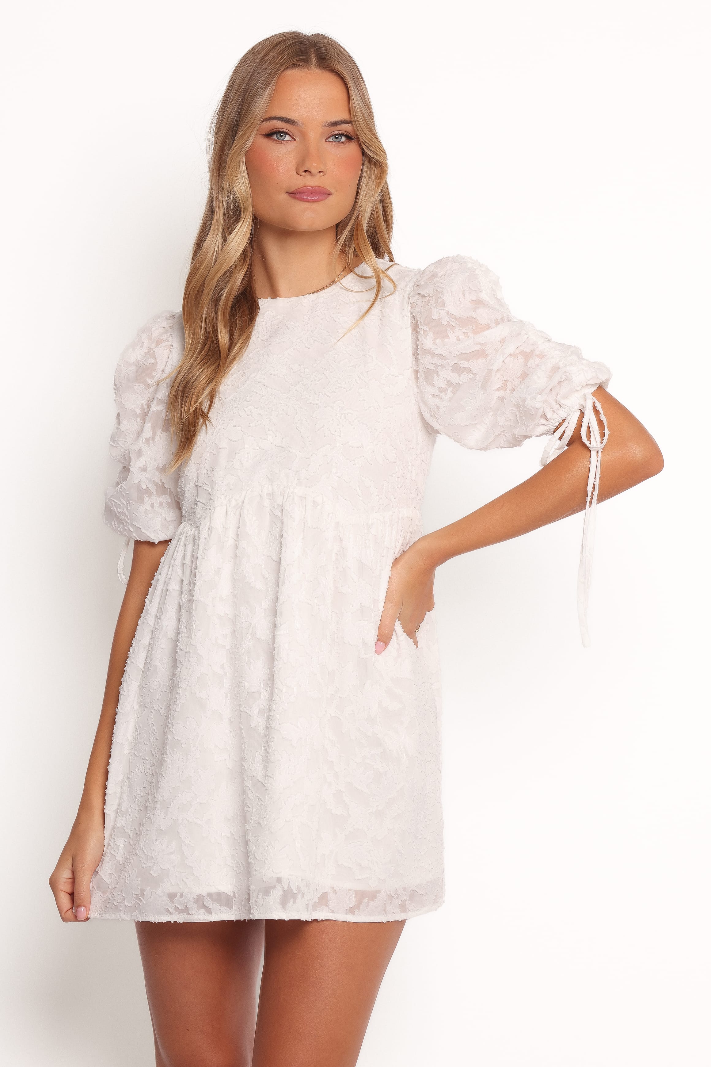 DRESSES Giselle Mini Dress - White Floral
