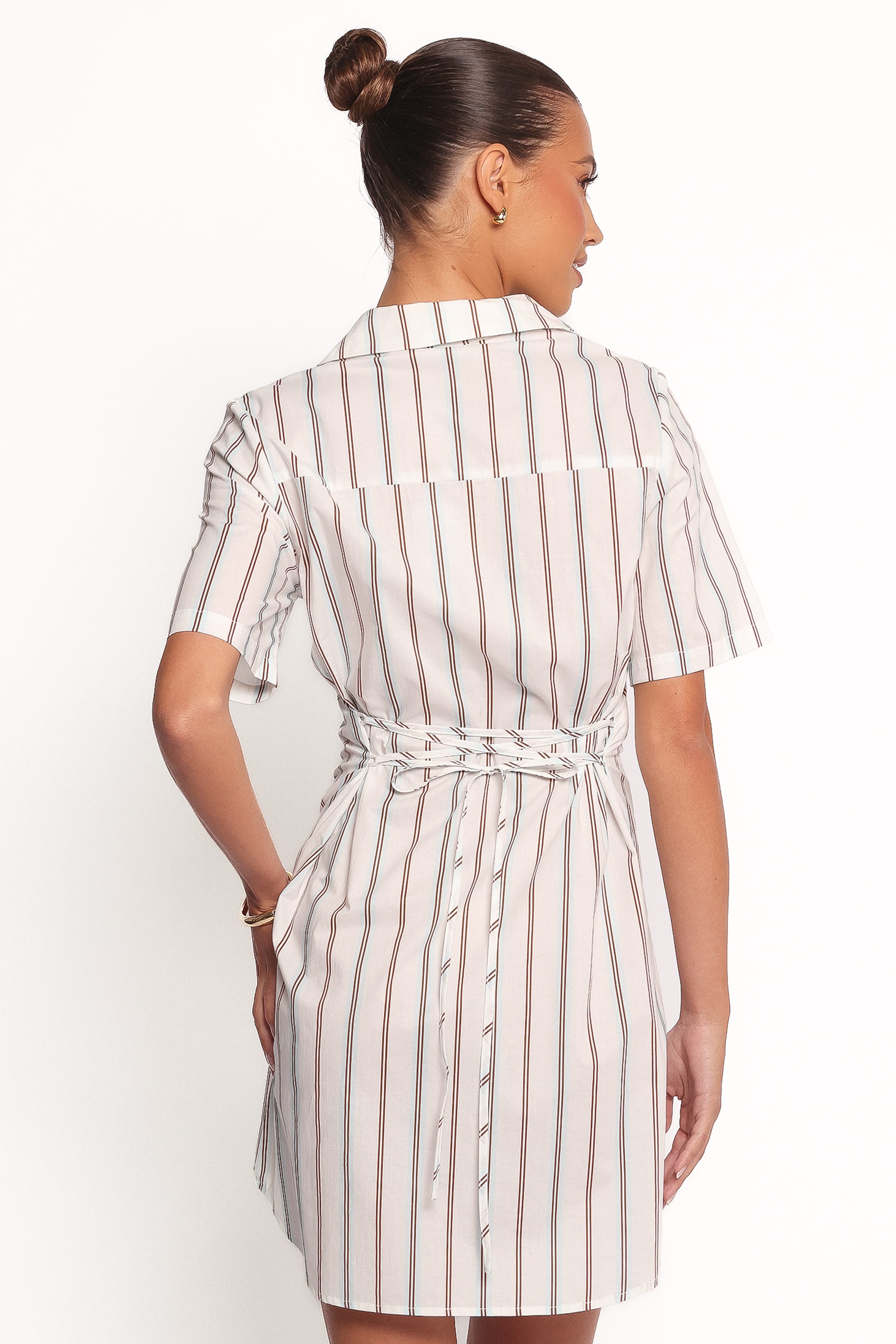 DRESSES Hayes Mini Dress - Blue Stripe