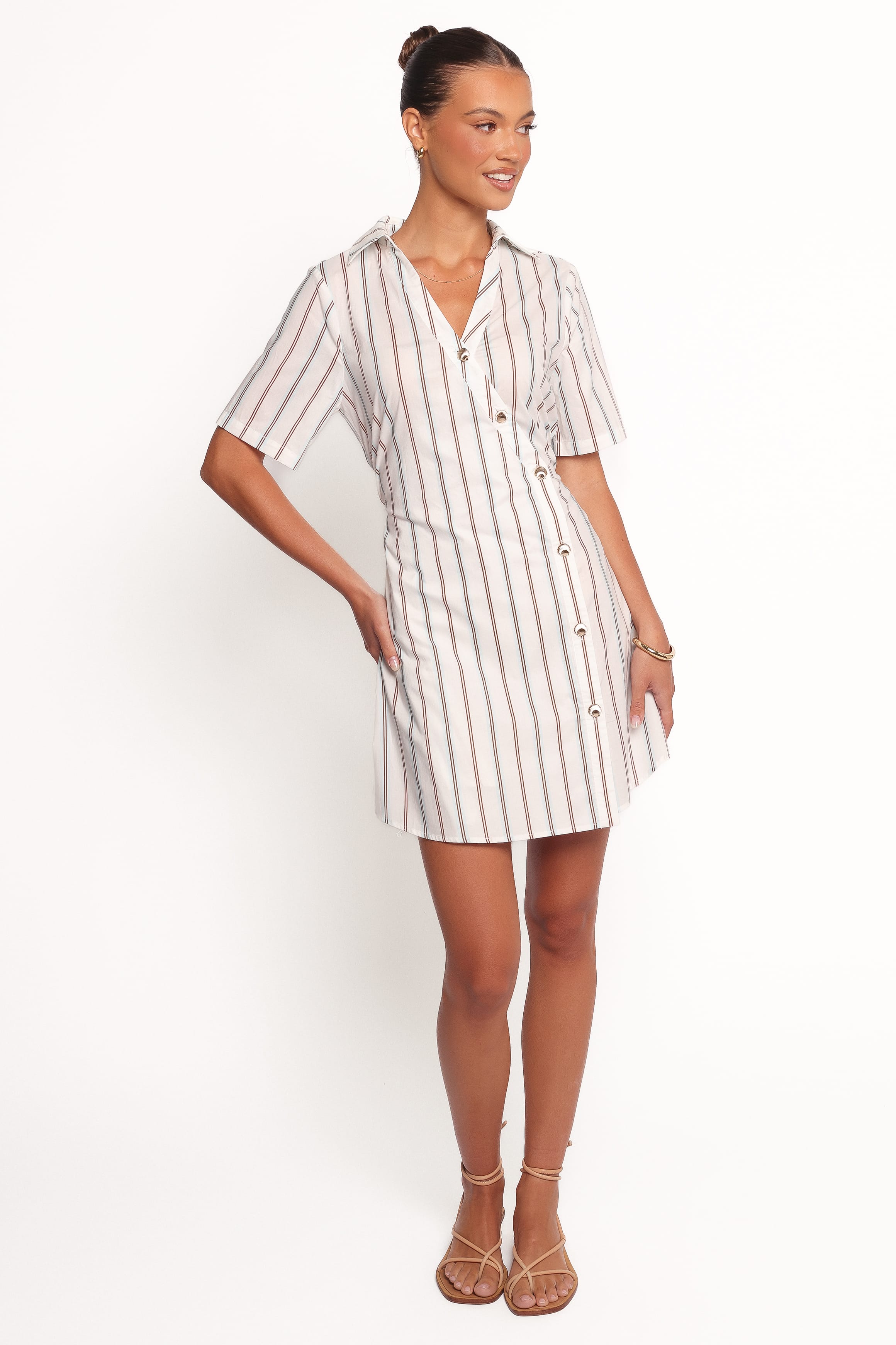 DRESSES Hayes Mini Dress - Blue Stripe