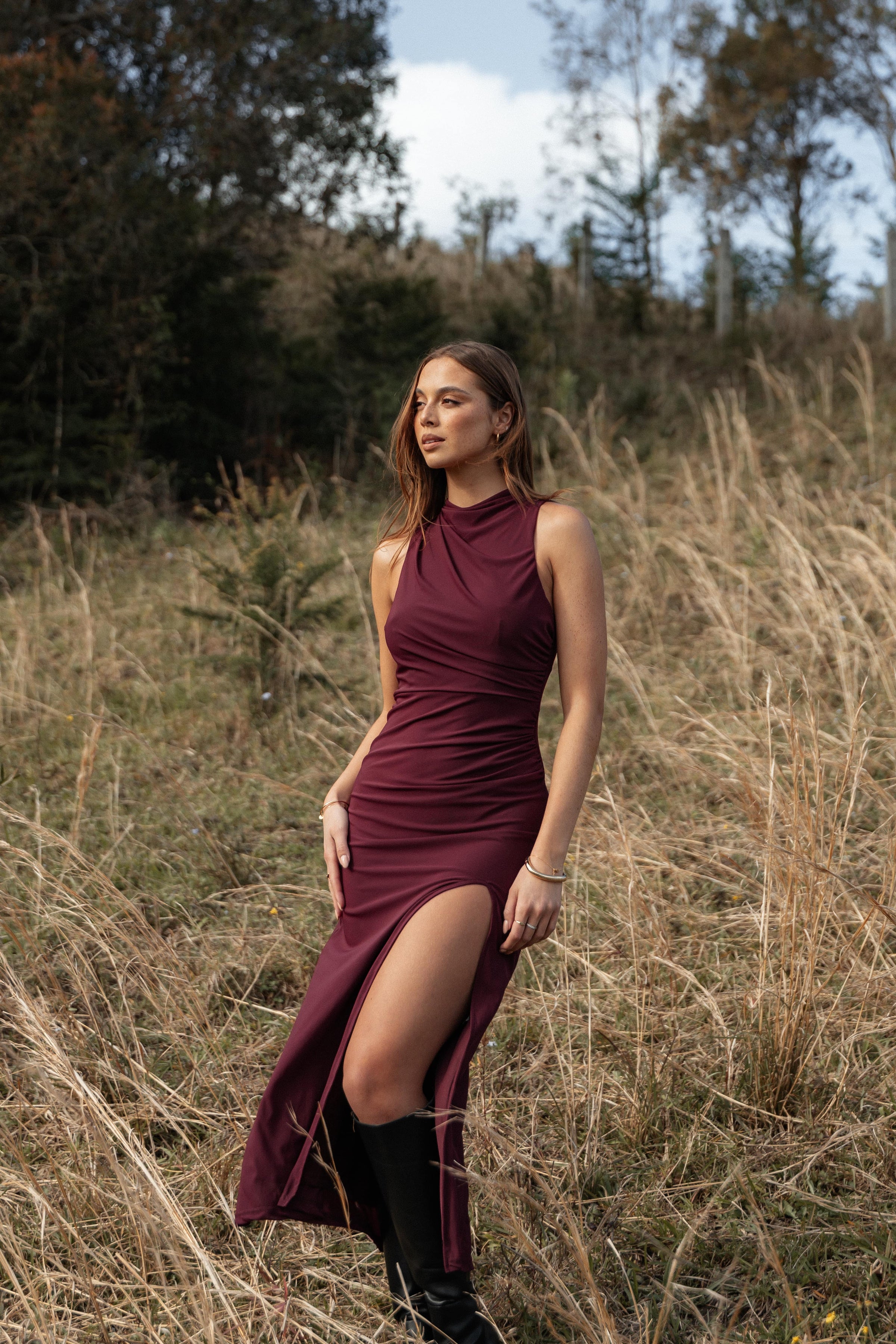 DRESSES Hayven Maxi Dress - Plum