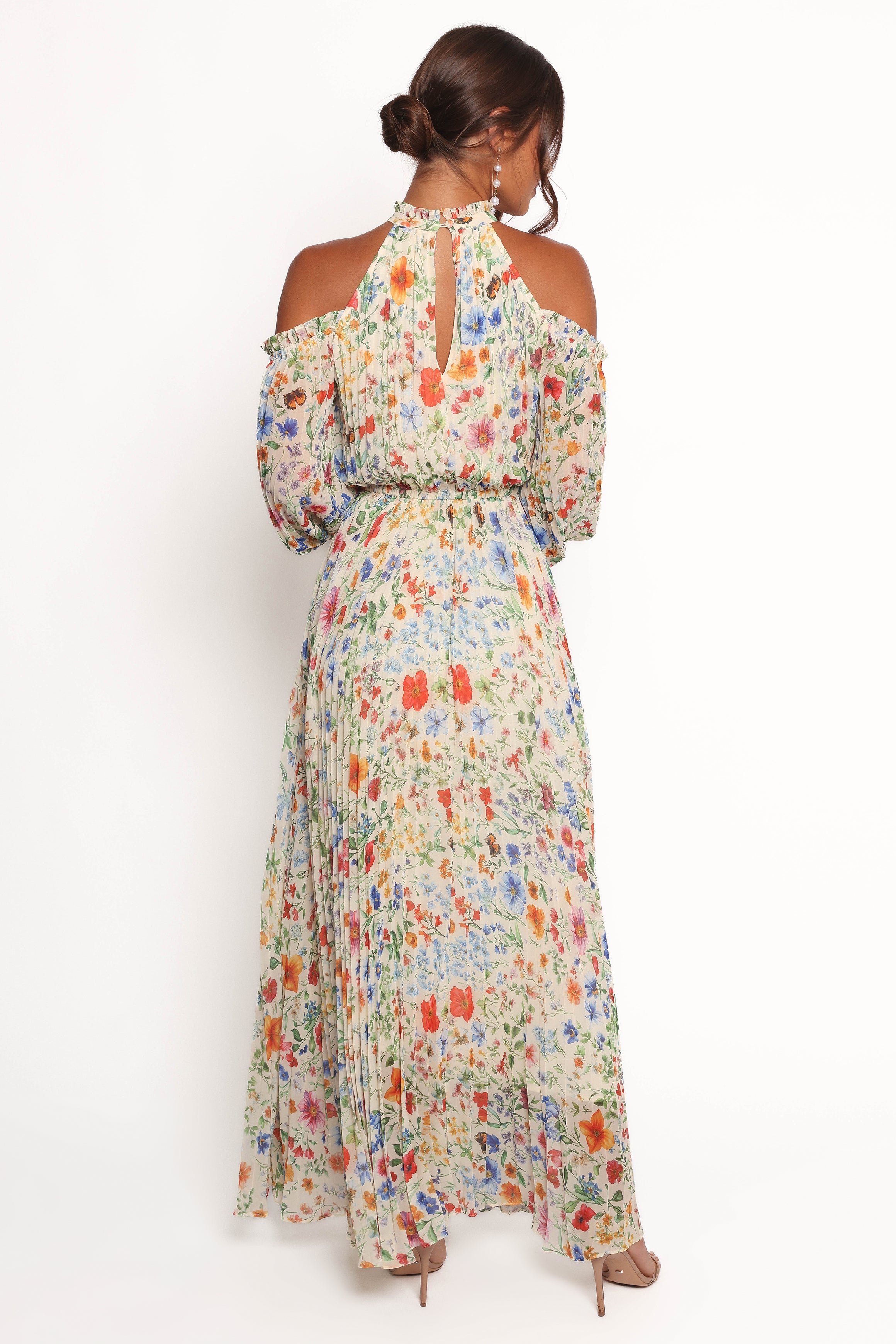 DRESSES Hilary Pleated Maxi Dress - Garden Floral