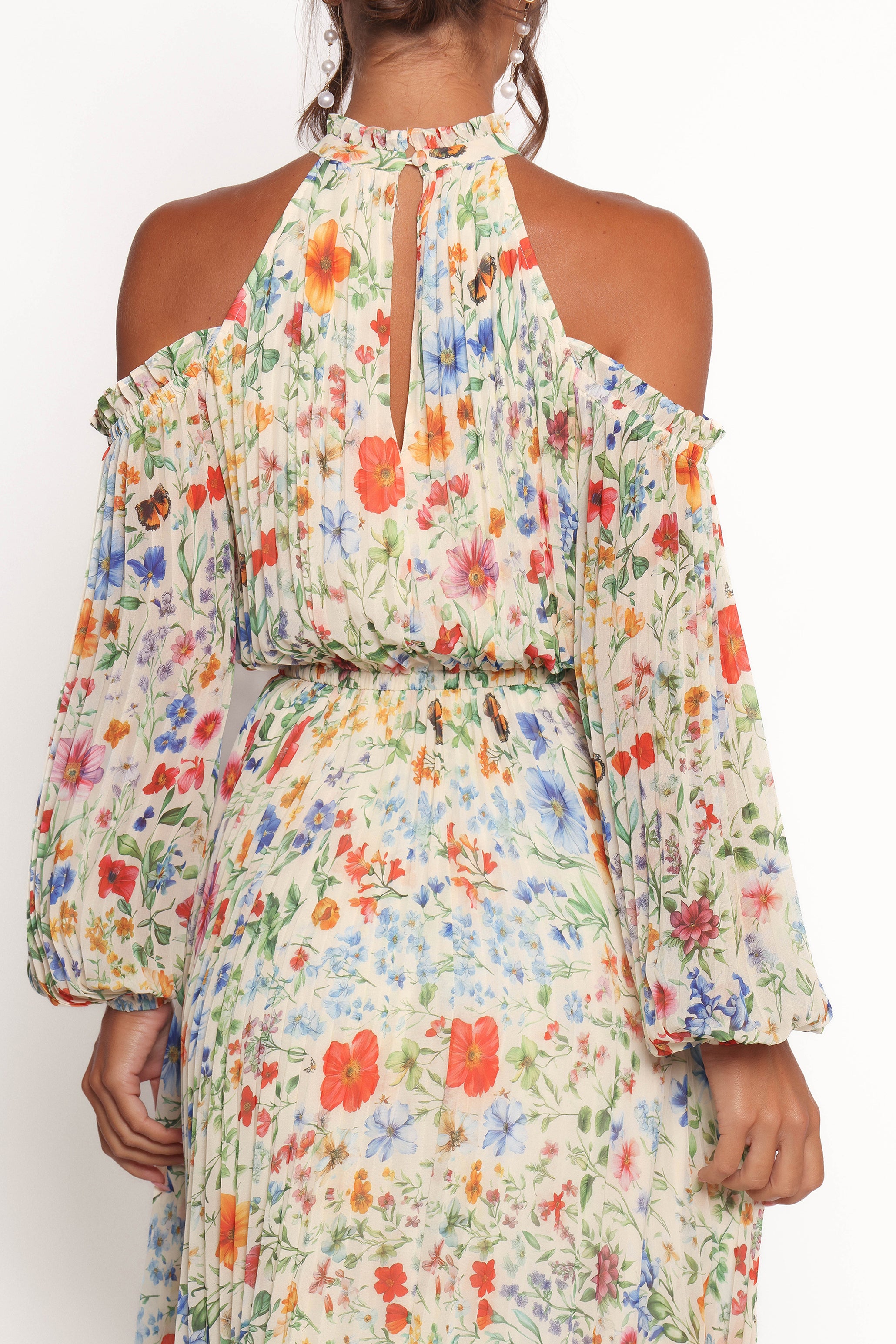 DRESSES Hilary Pleated Maxi Dress - Garden Floral