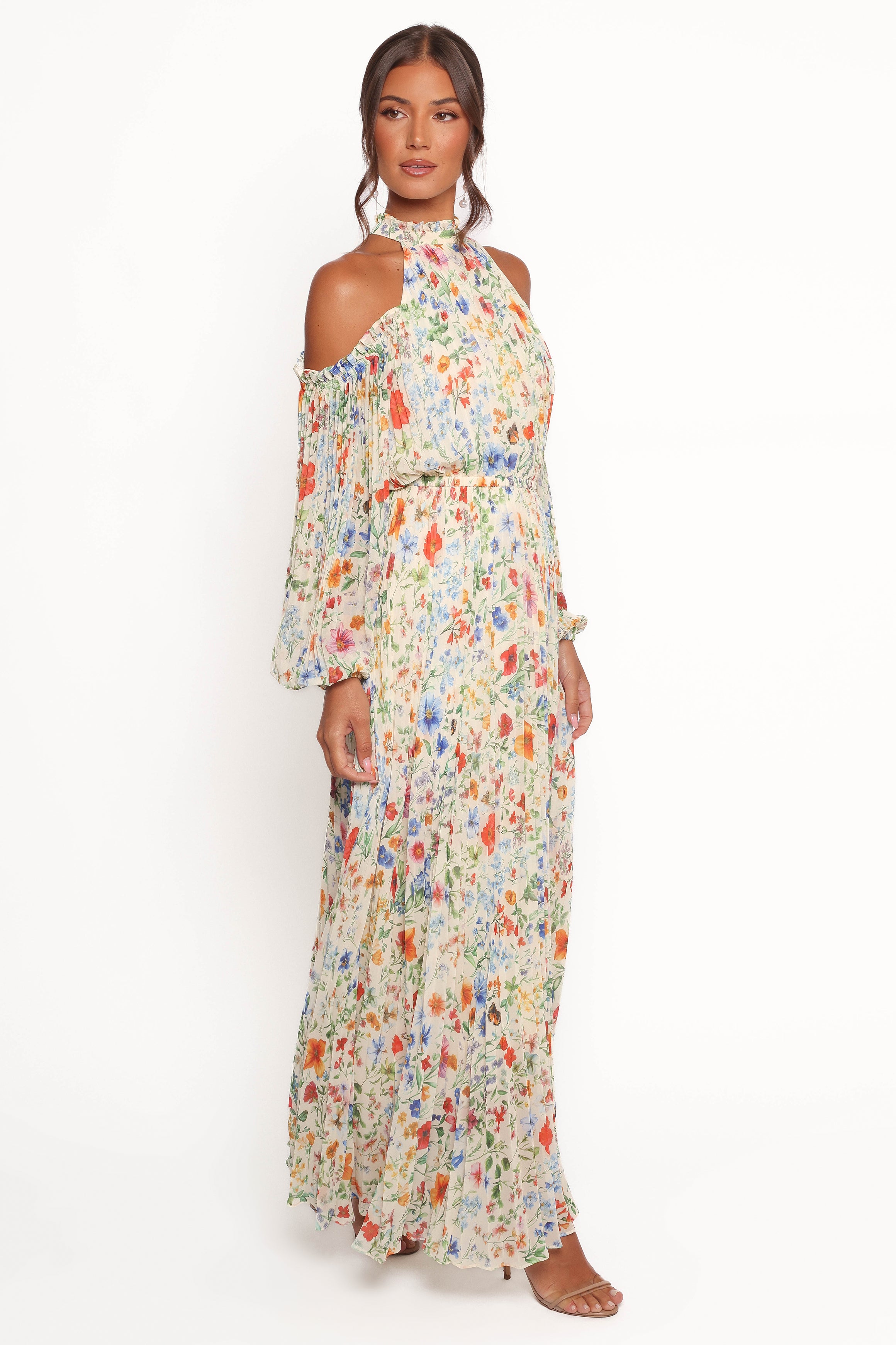 DRESSES Hilary Pleated Maxi Dress - Garden Floral