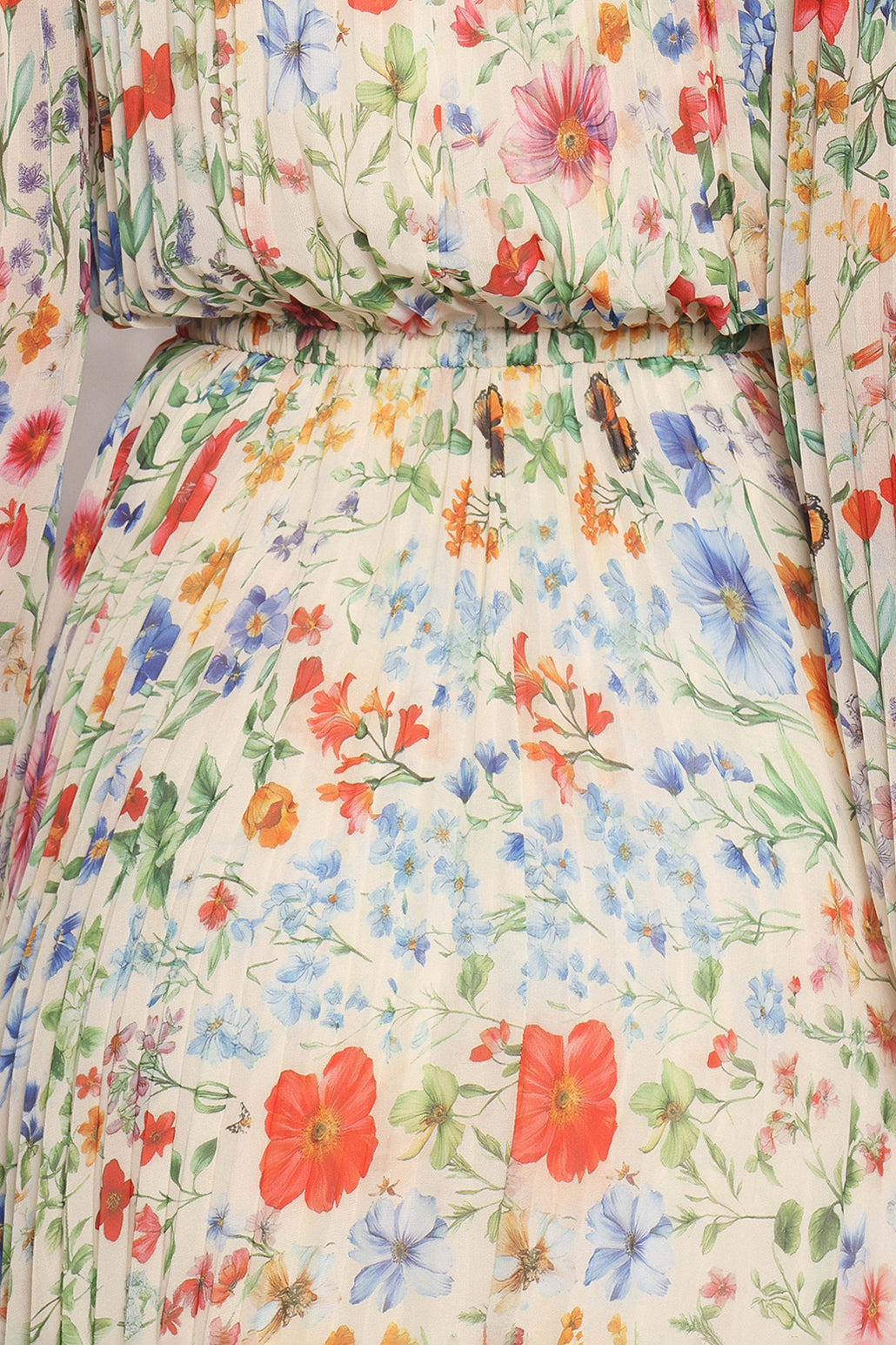 DRESSES Hilary Pleated Maxi Dress - Garden Floral