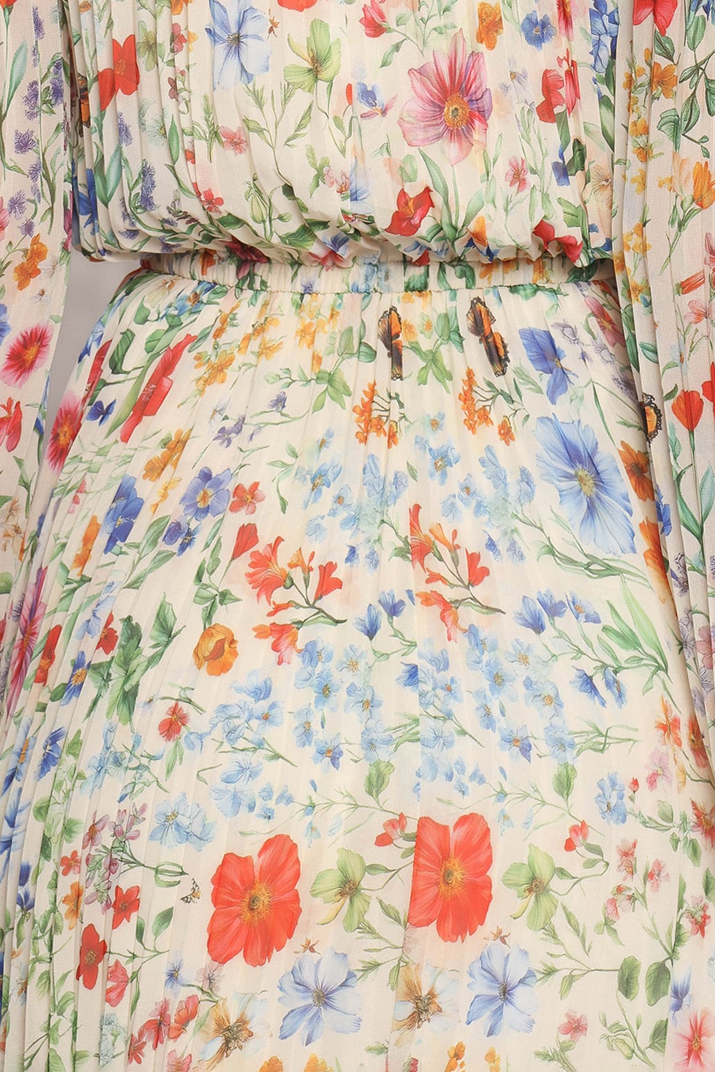 DRESSES Hilary Pleated Maxi Dress - Garden Floral