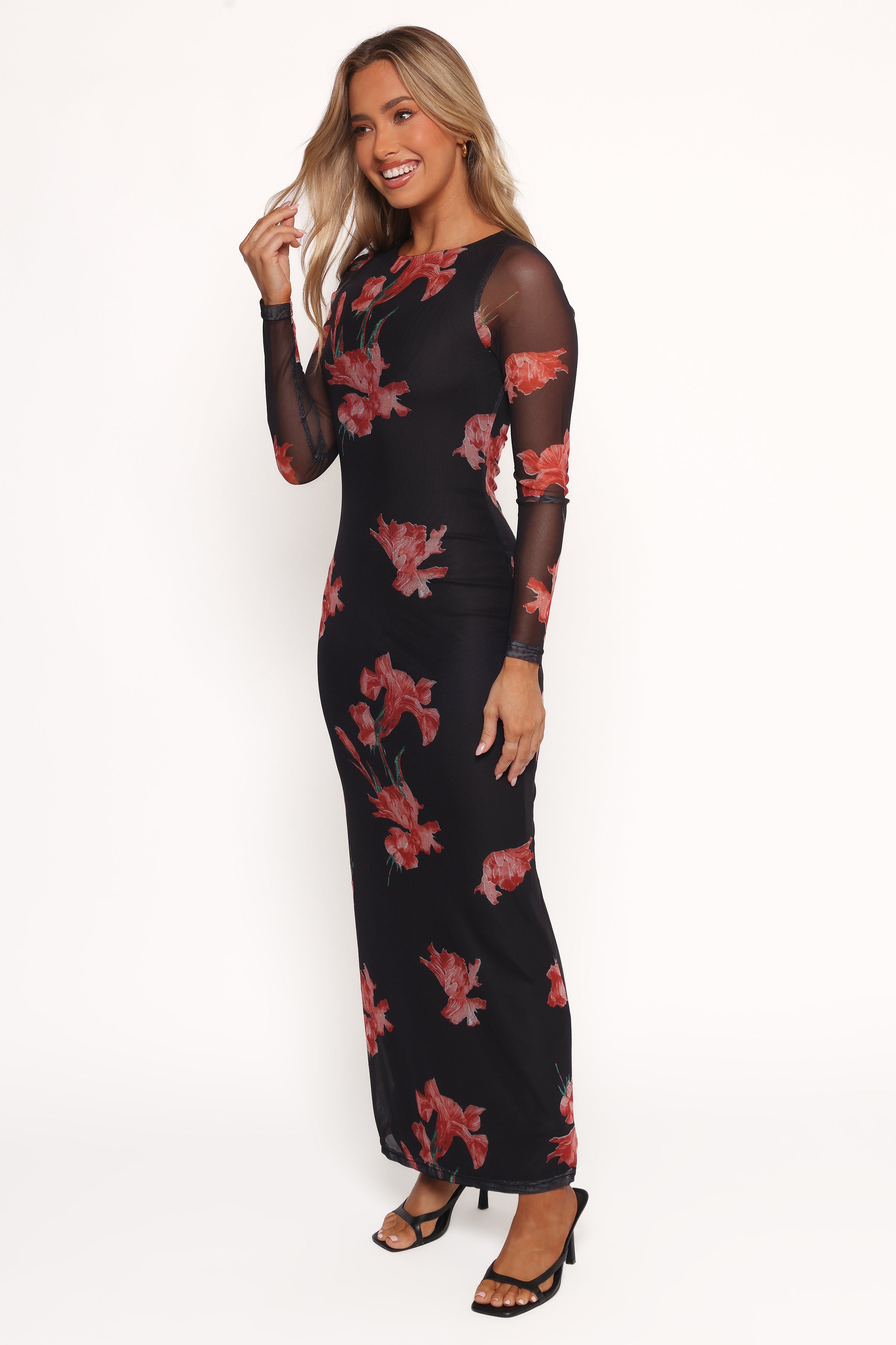 DRESSES Hilda Maxi Dress - Black Floral