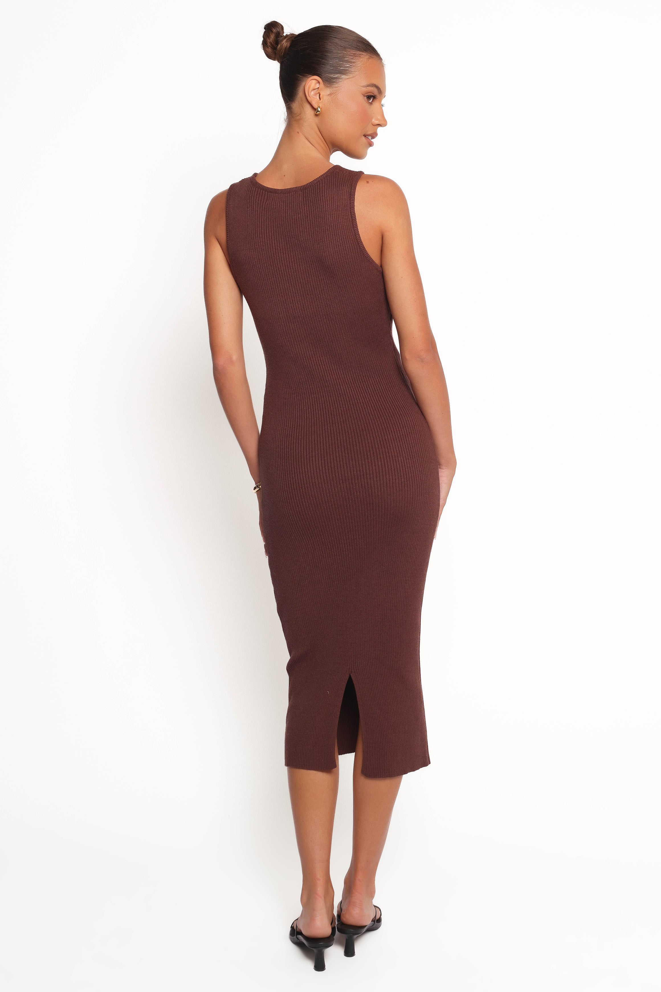 DRESSES Hollis Midi Dress - Chocolate