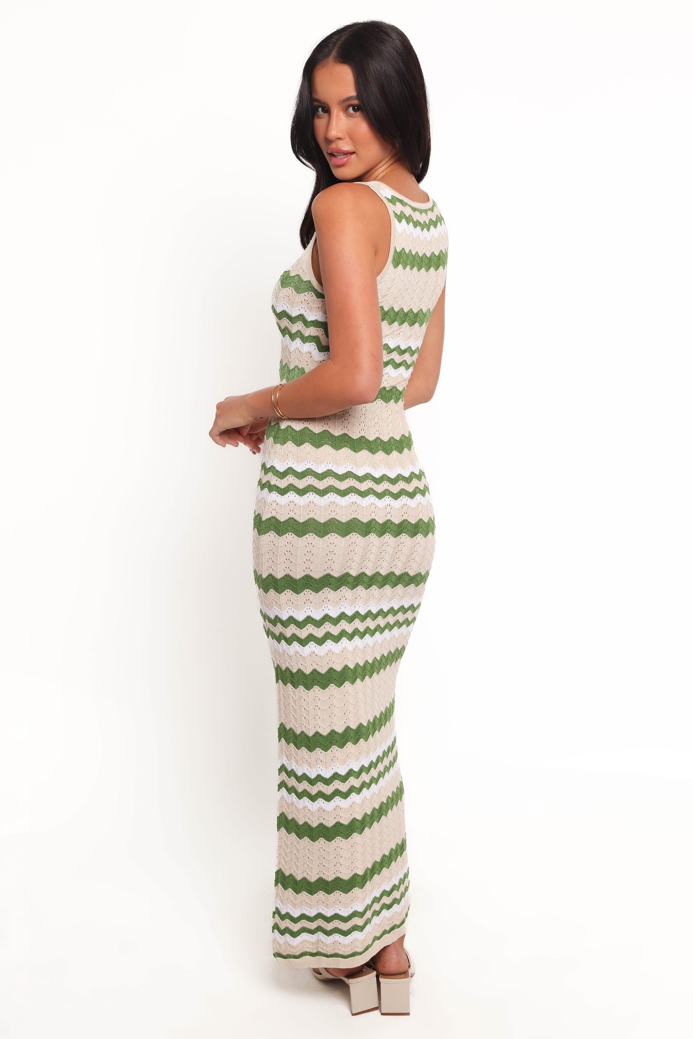 DRESSES Hubert Midi Dress - Khaki Multi