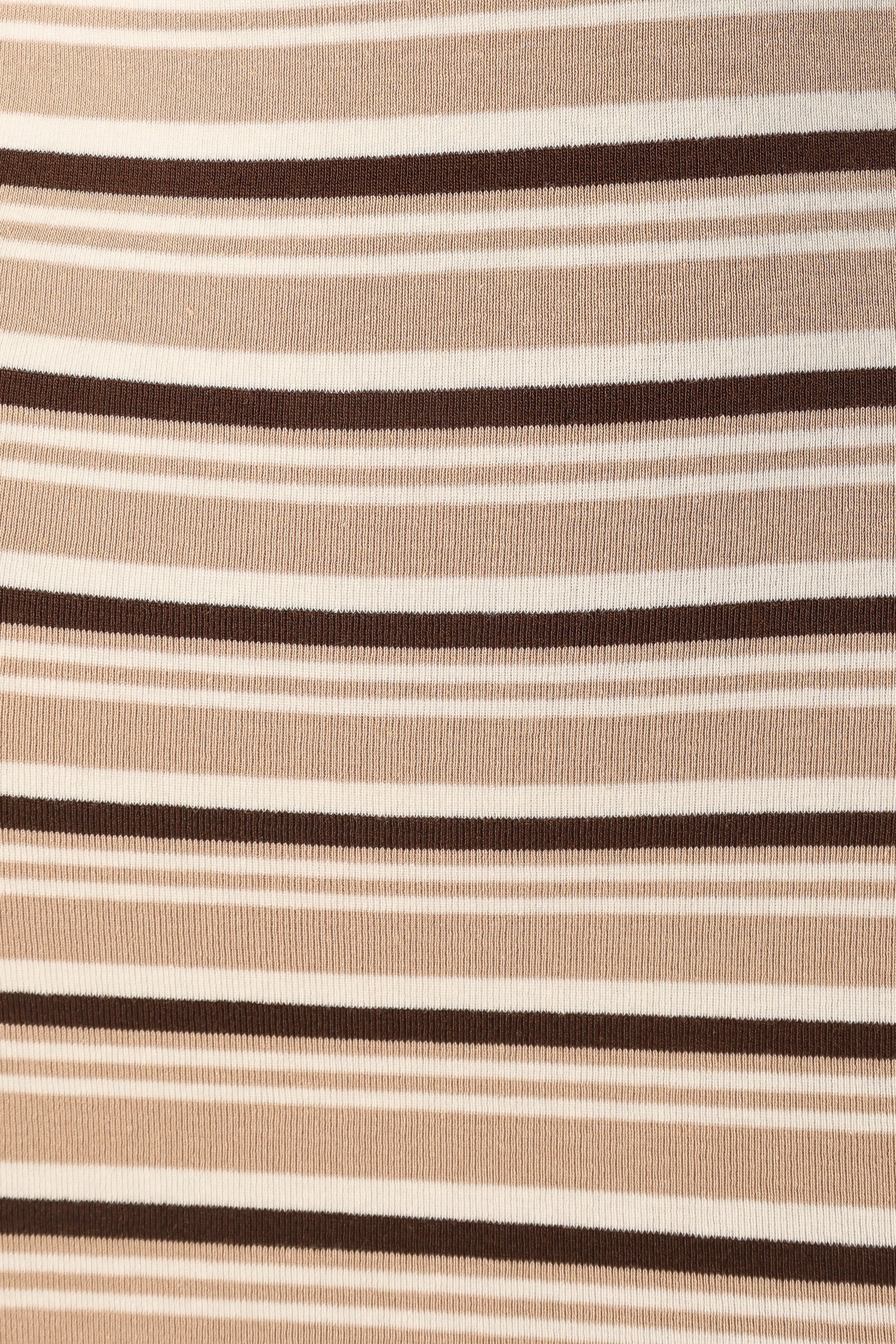 DRESSES @Hunter Strapless Maxi Dress - Cream Stripe