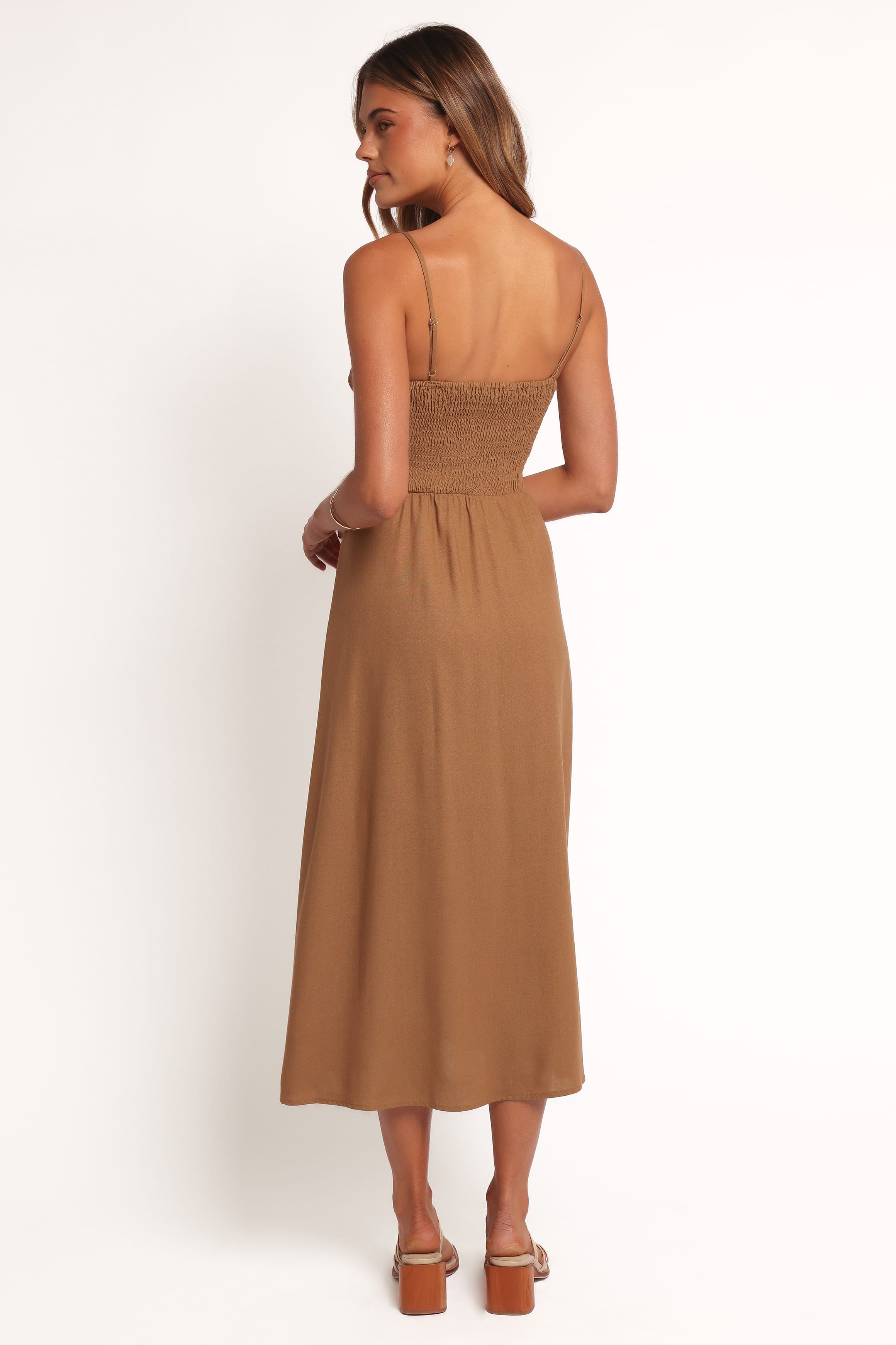 DRESSES Ida Midi Dress - Golden Palm