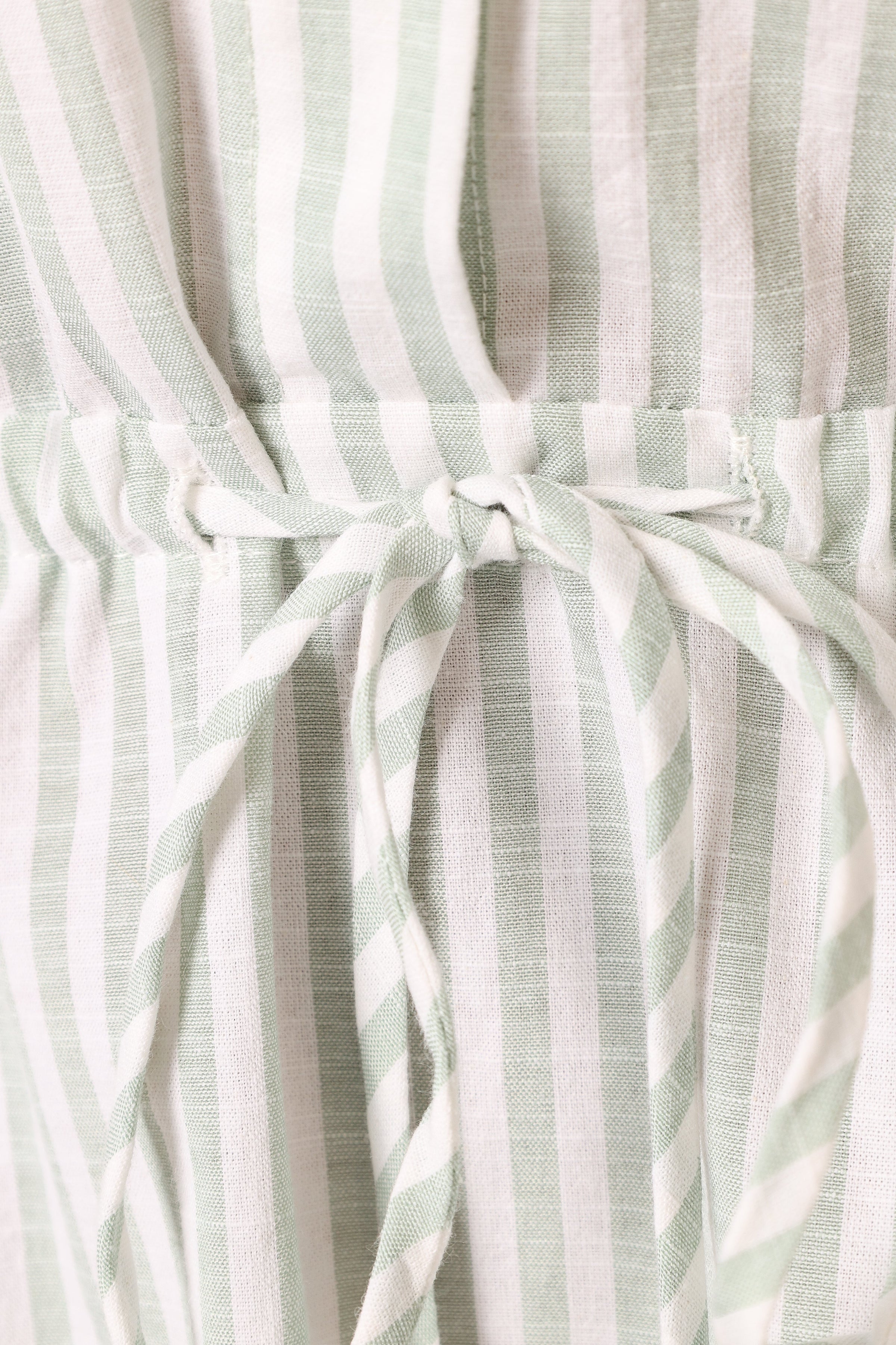 DRESSES @Ilsa Mini Dress - Sage Stripe