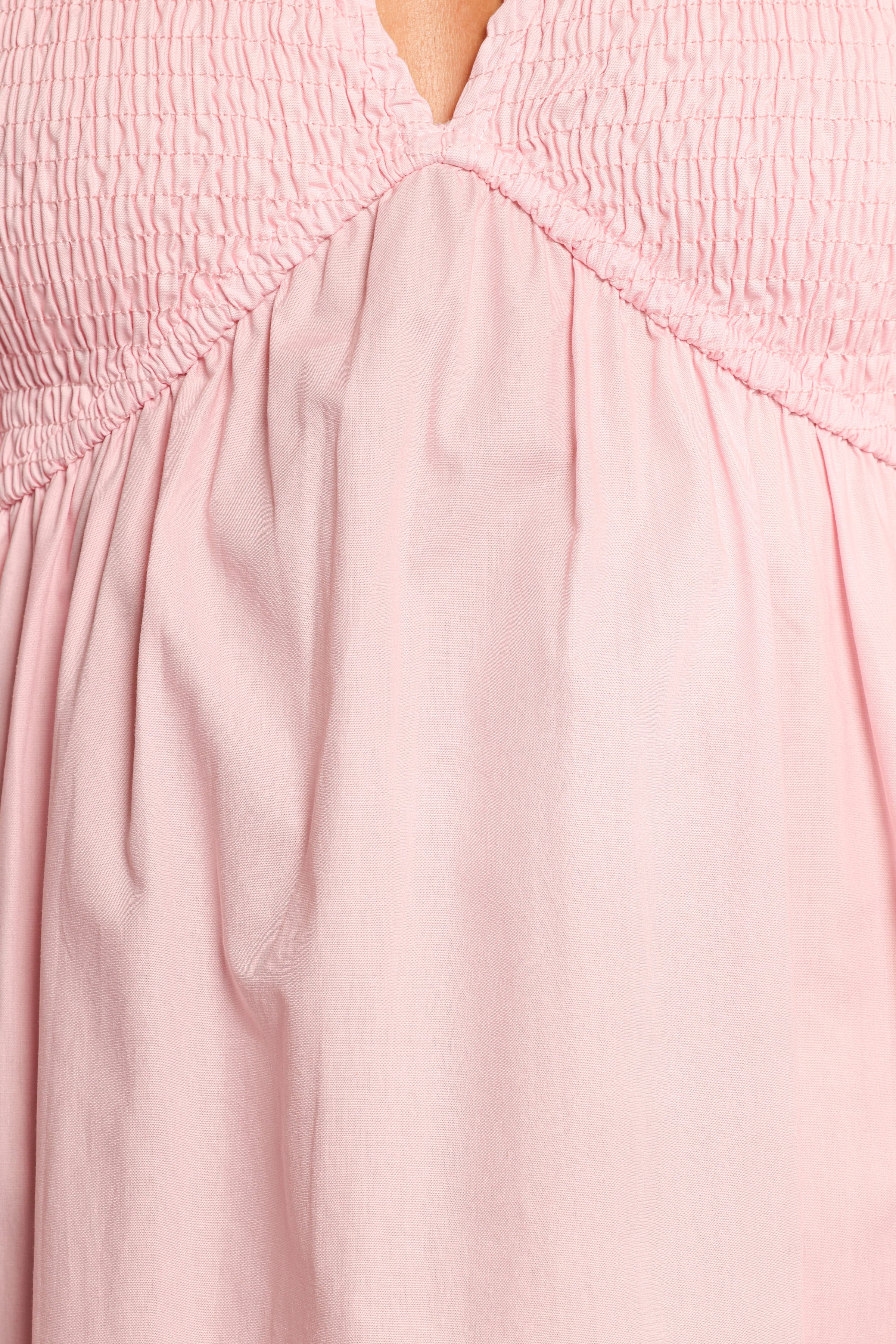 DRESSES Ilyana Long Sleeve Maxi Dress - Pink