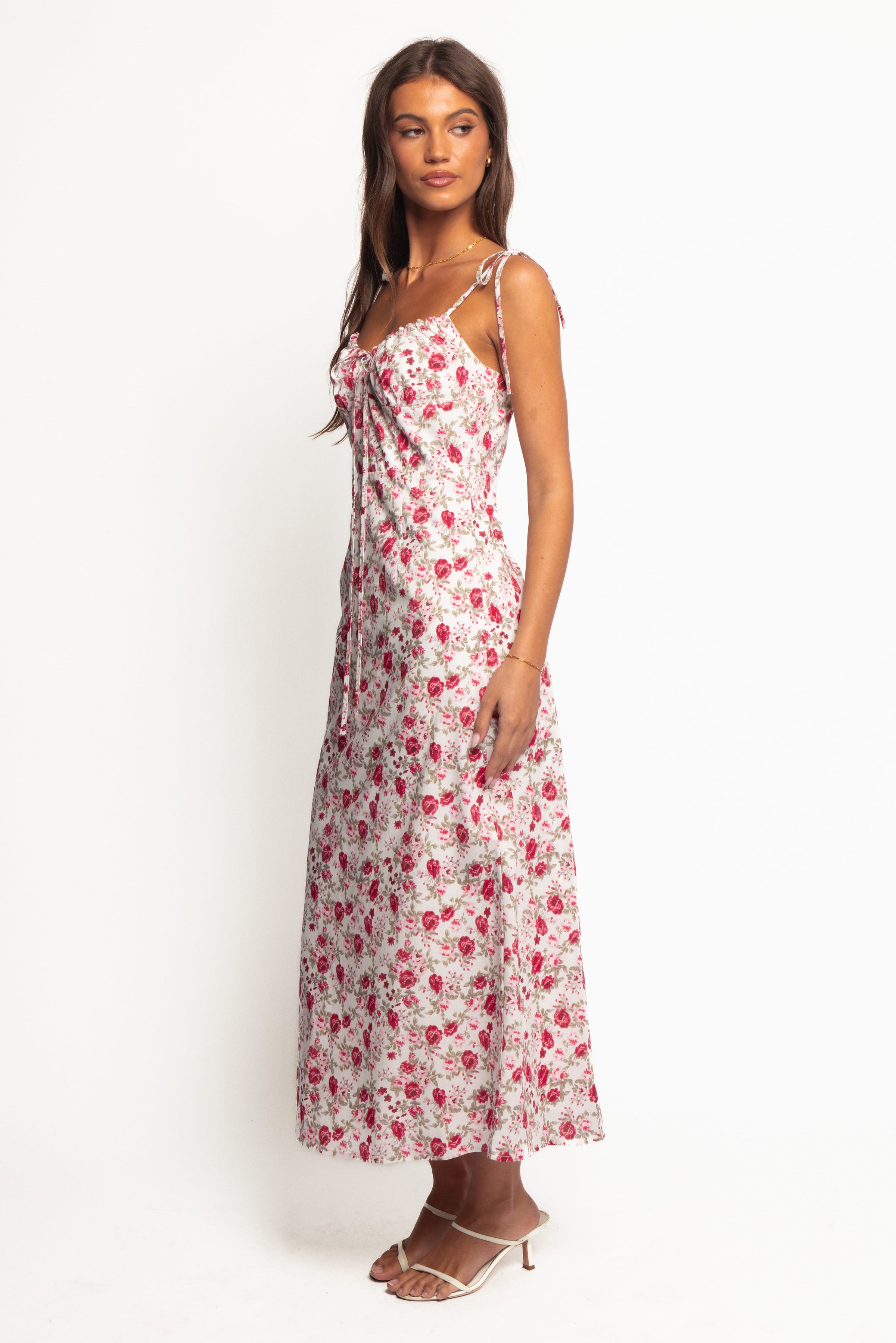 DRESSES Imelda Midi Dress - Rose Print