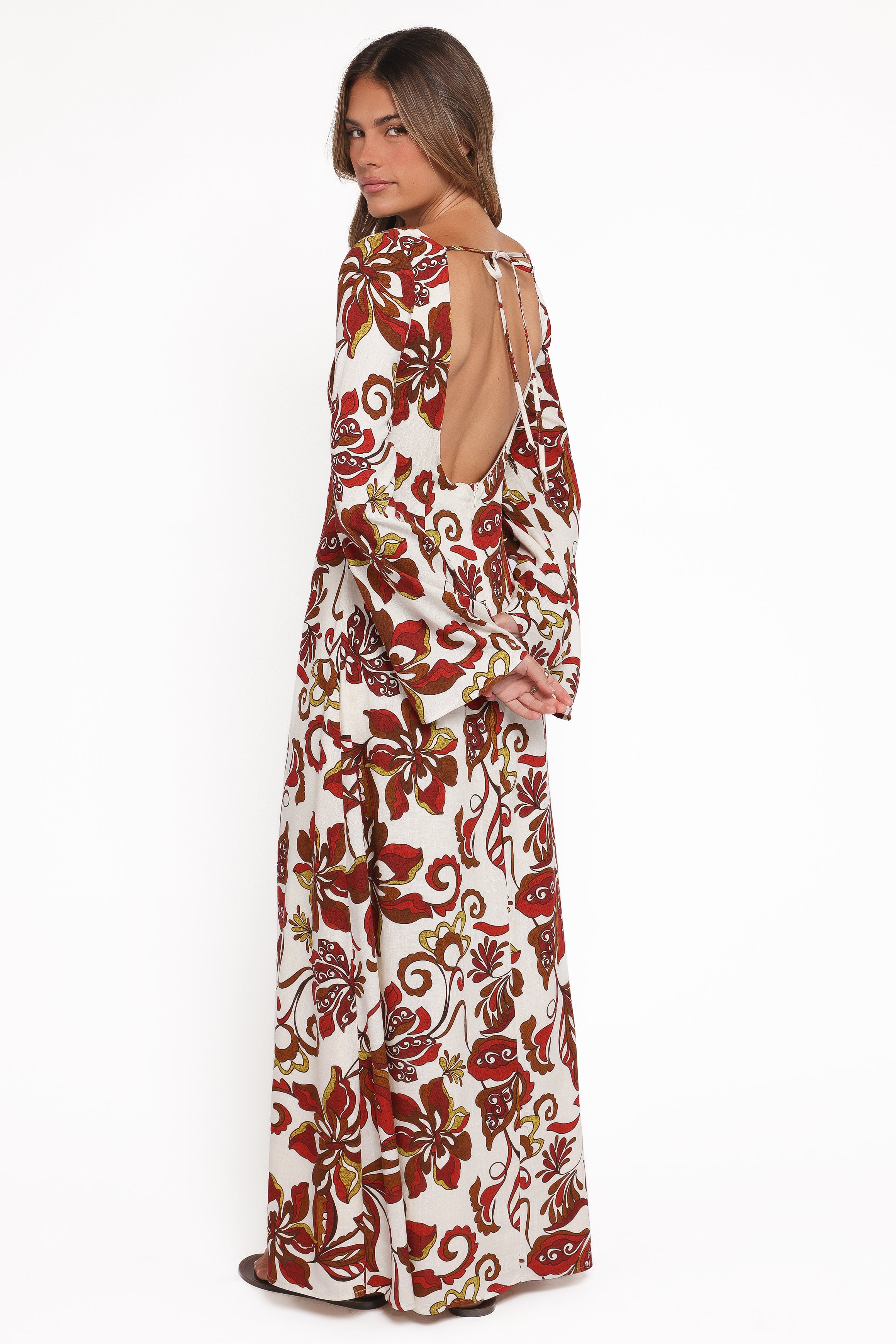 DRESSES Inala Maxi Dress - Brown Floral