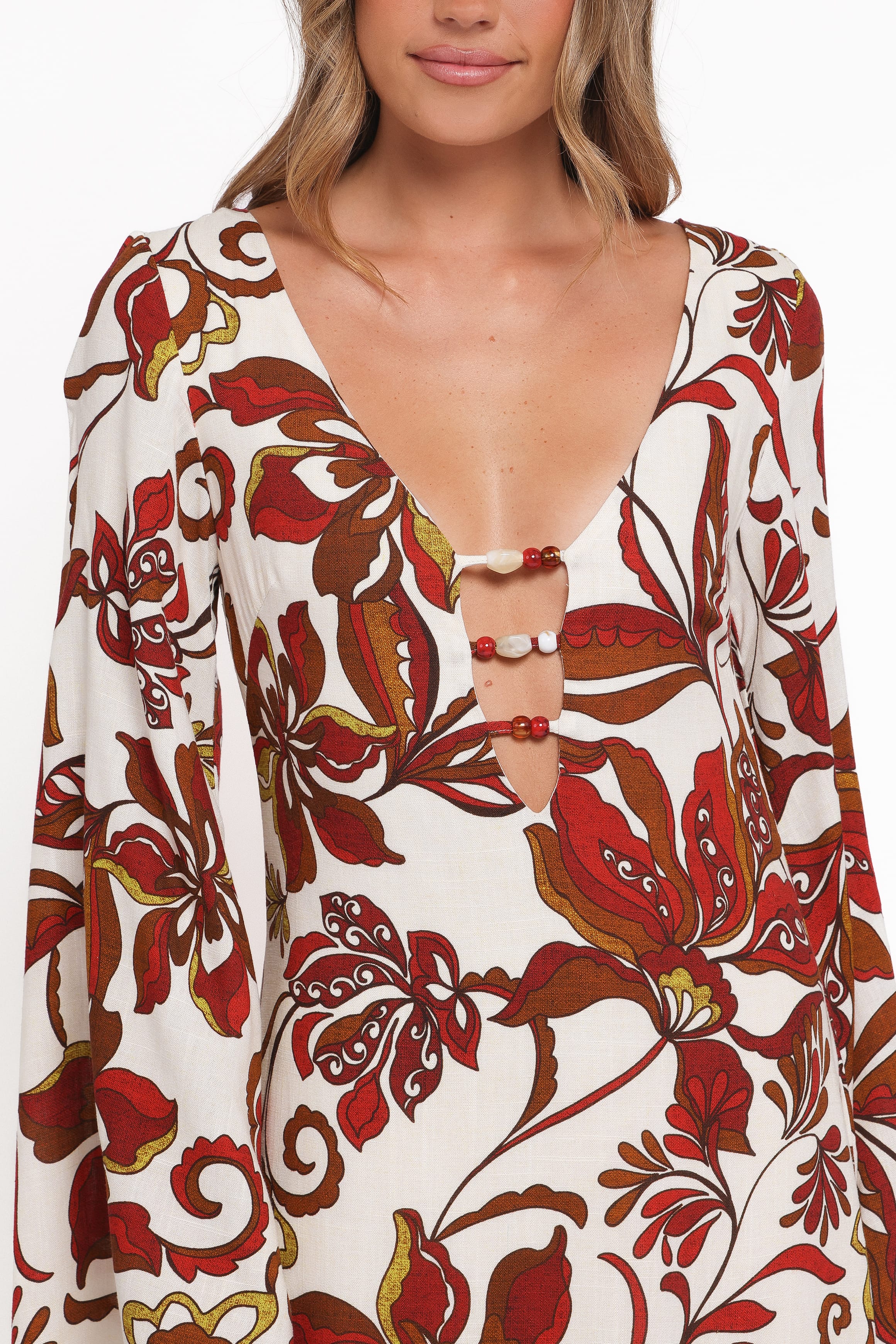 DRESSES Inala Maxi Dress - Brown Floral