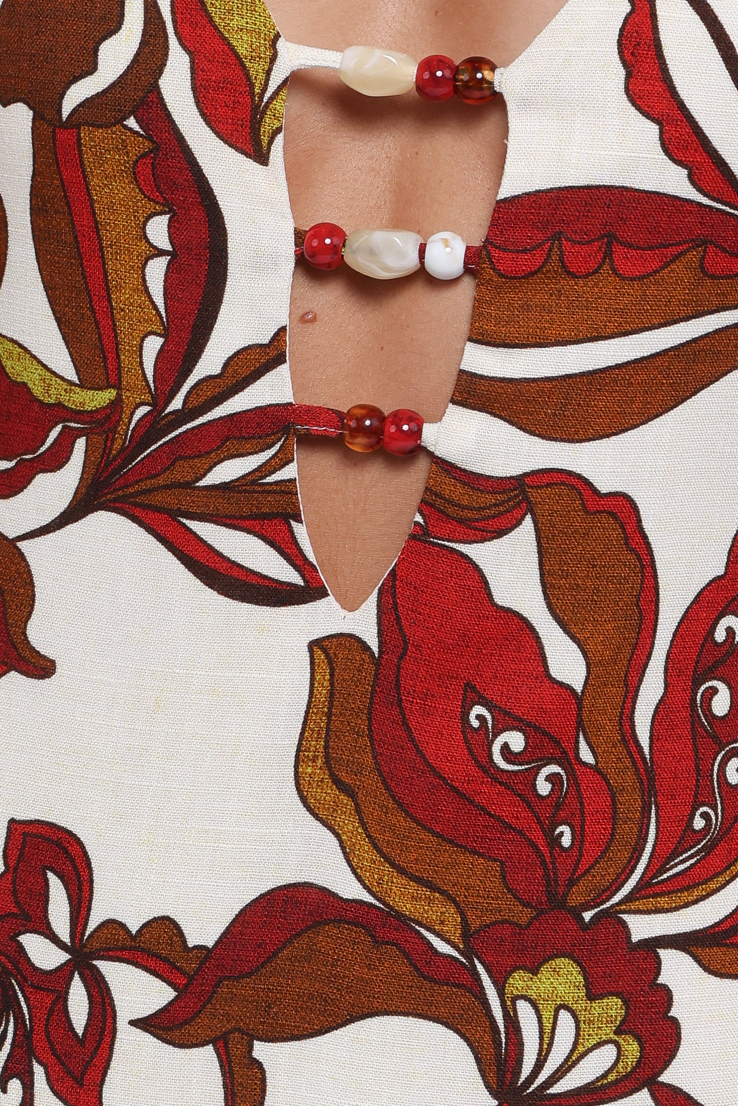 DRESSES Inala Maxi Dress - Brown Floral