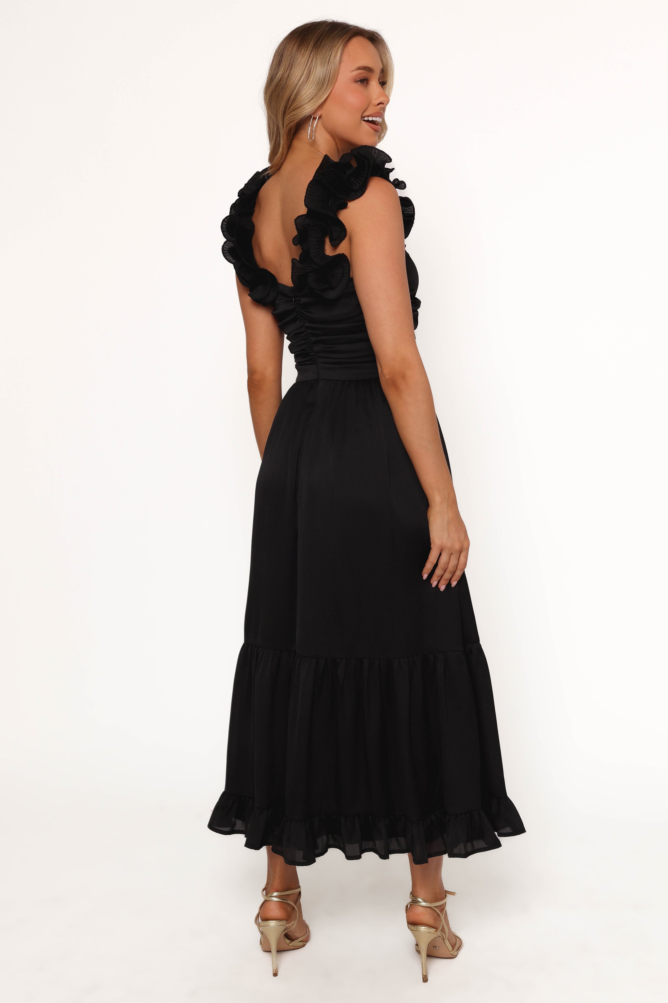 DRESSES Inca Midi Dress - Black